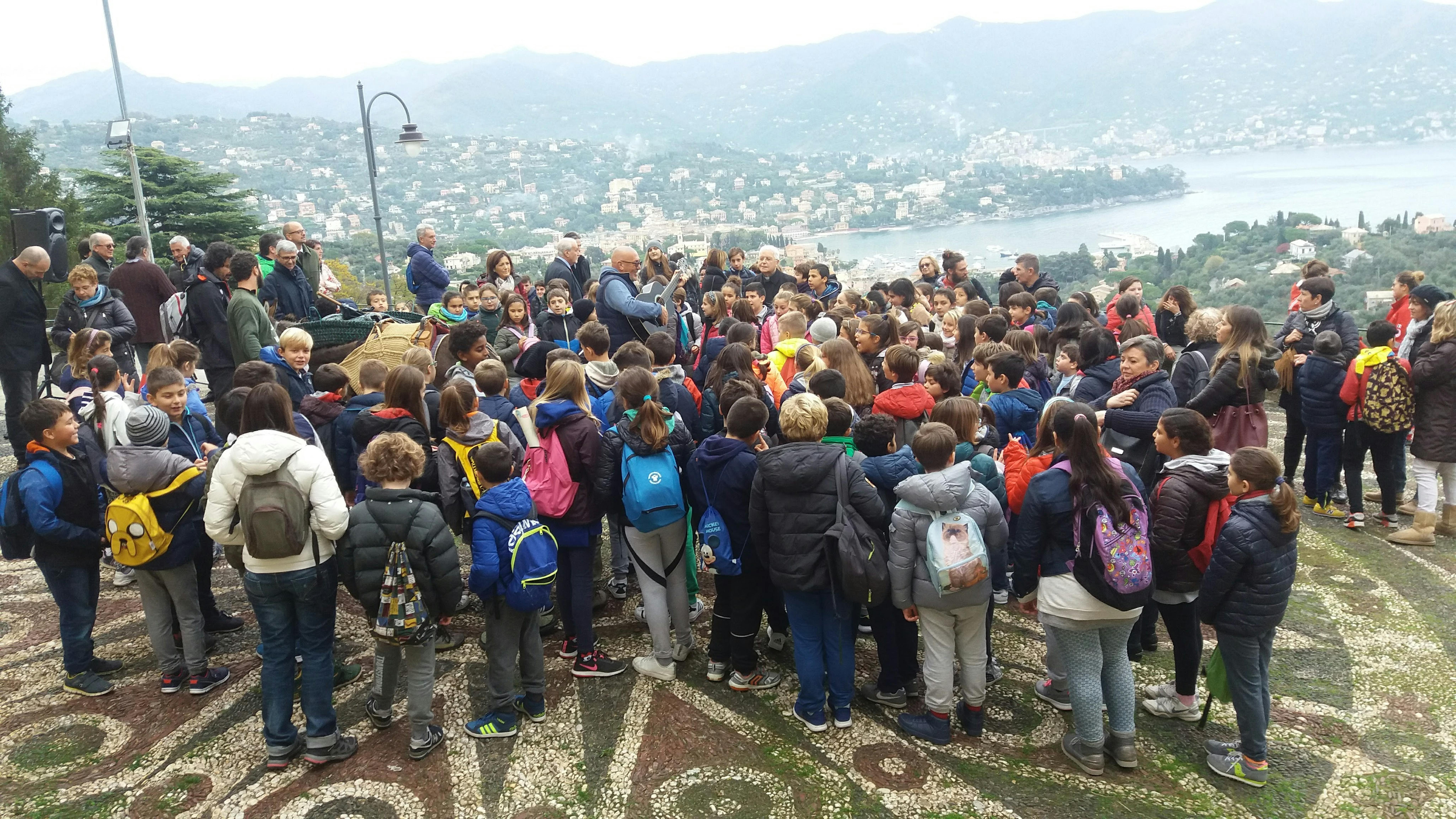 Momenti della Giornata dell'intitolazione del Monte di Portofino (Foto scattata prima delle restrizioni dovute alla pandemia da COVID-19)