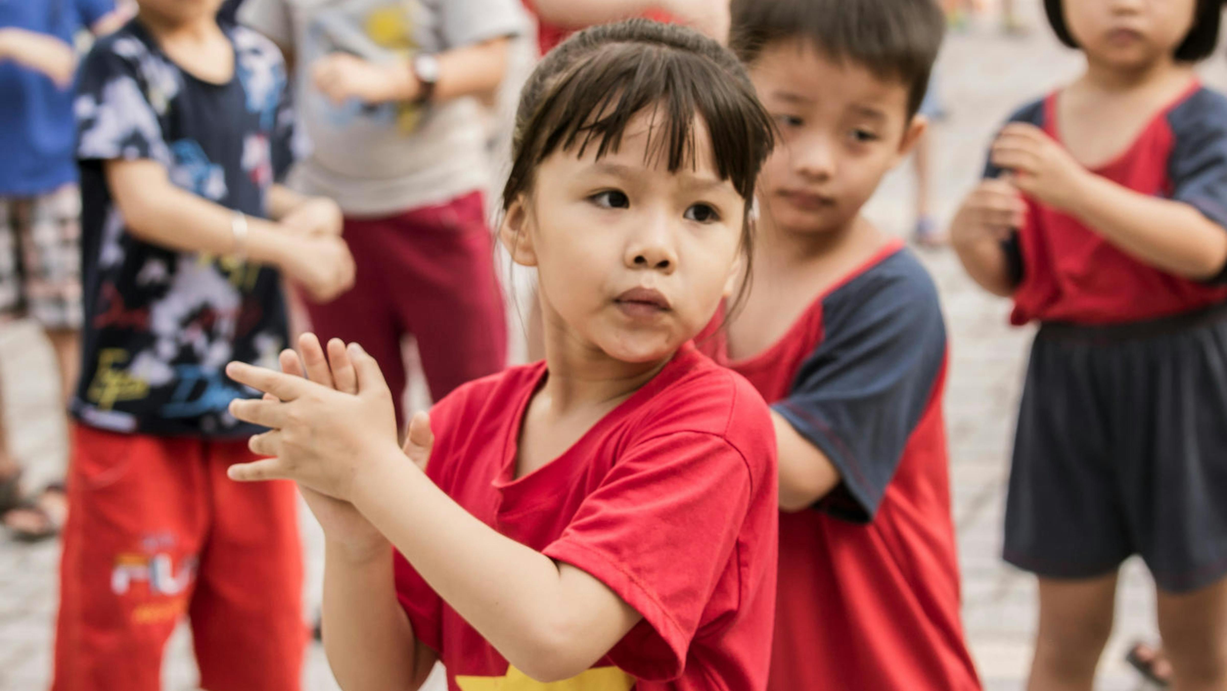 Vietnam, una bambina nel 