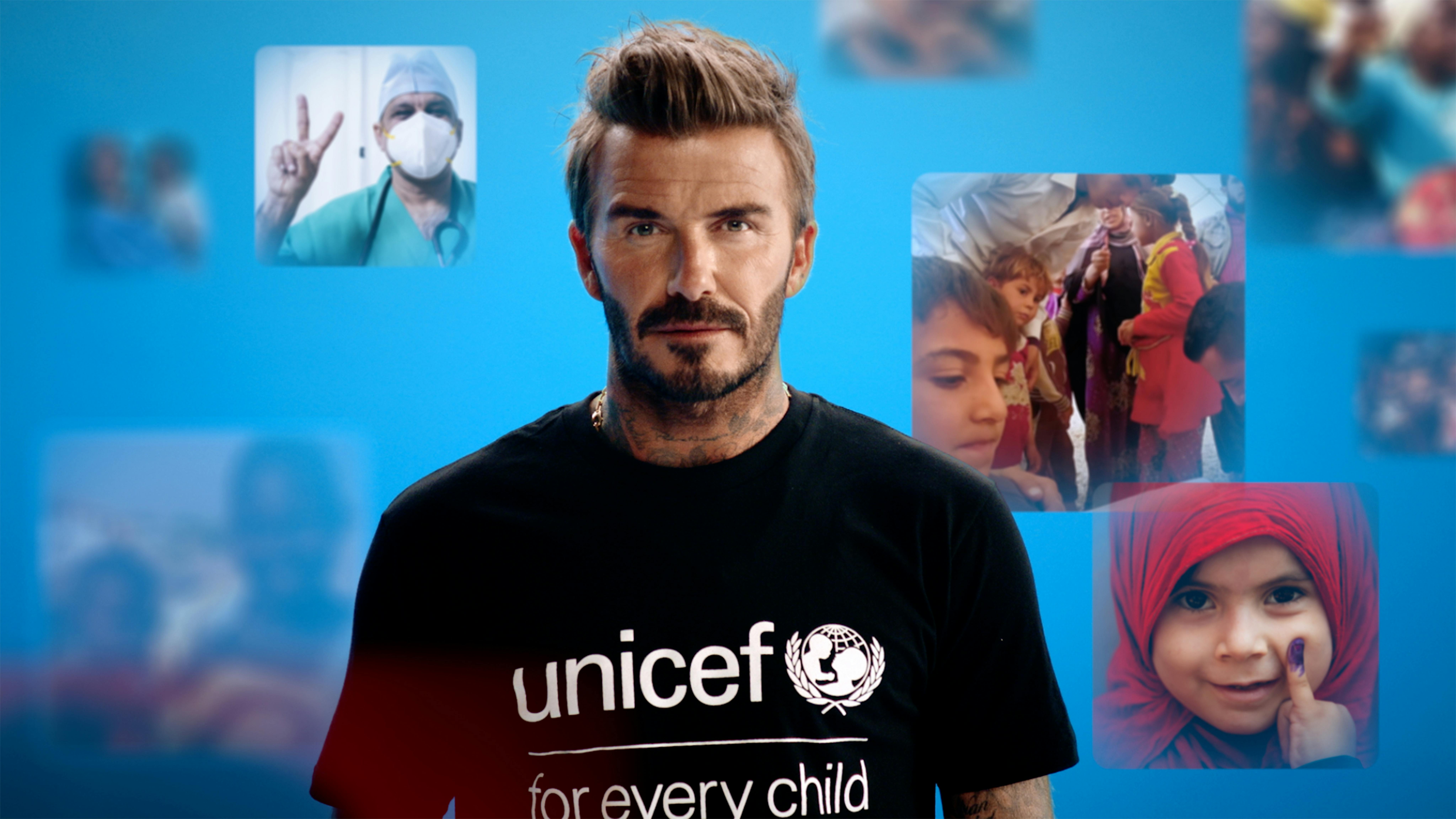 David Backham, goodwill ambassador dell'UNICEF