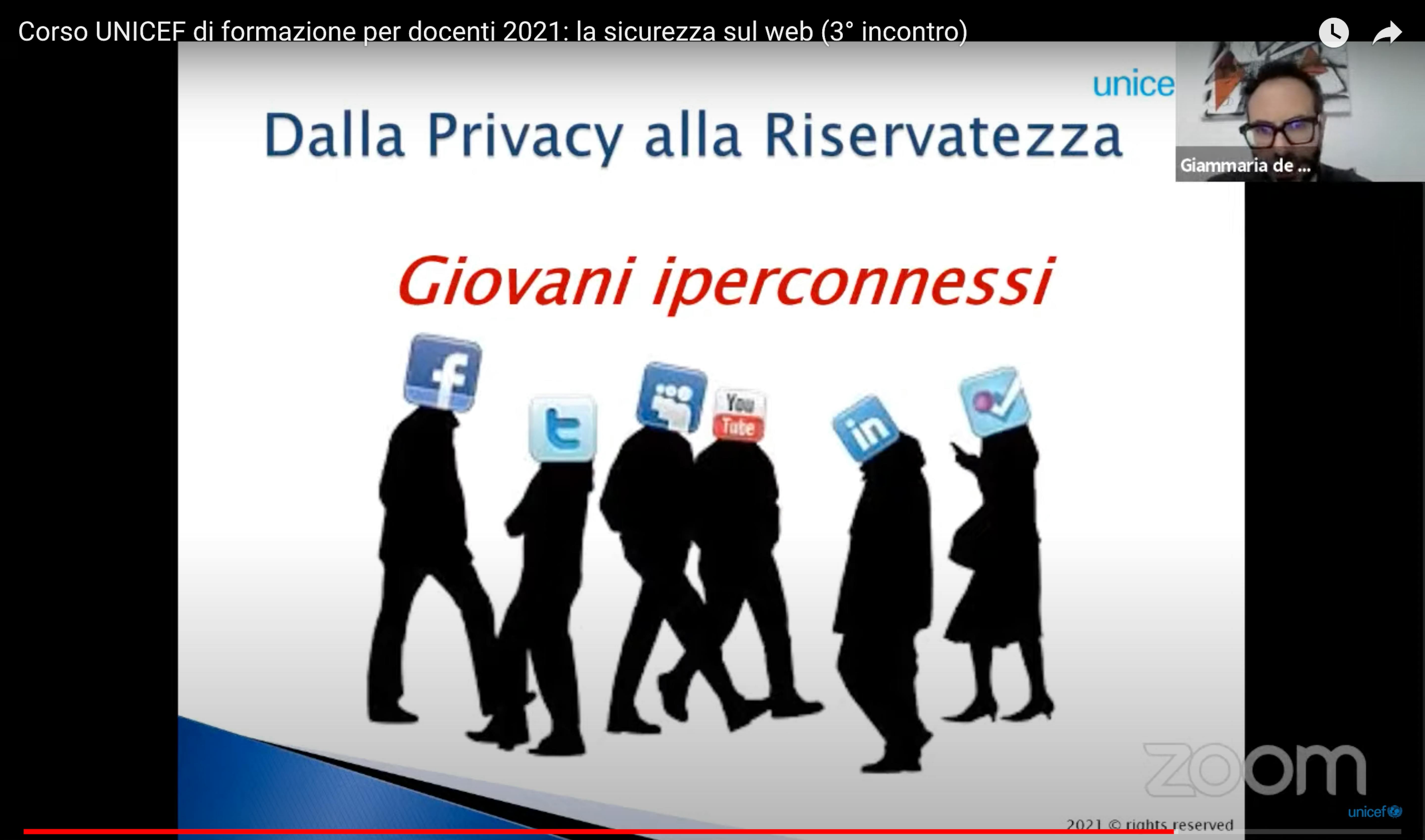 Terzo corso per i docenti - Aprile 2021