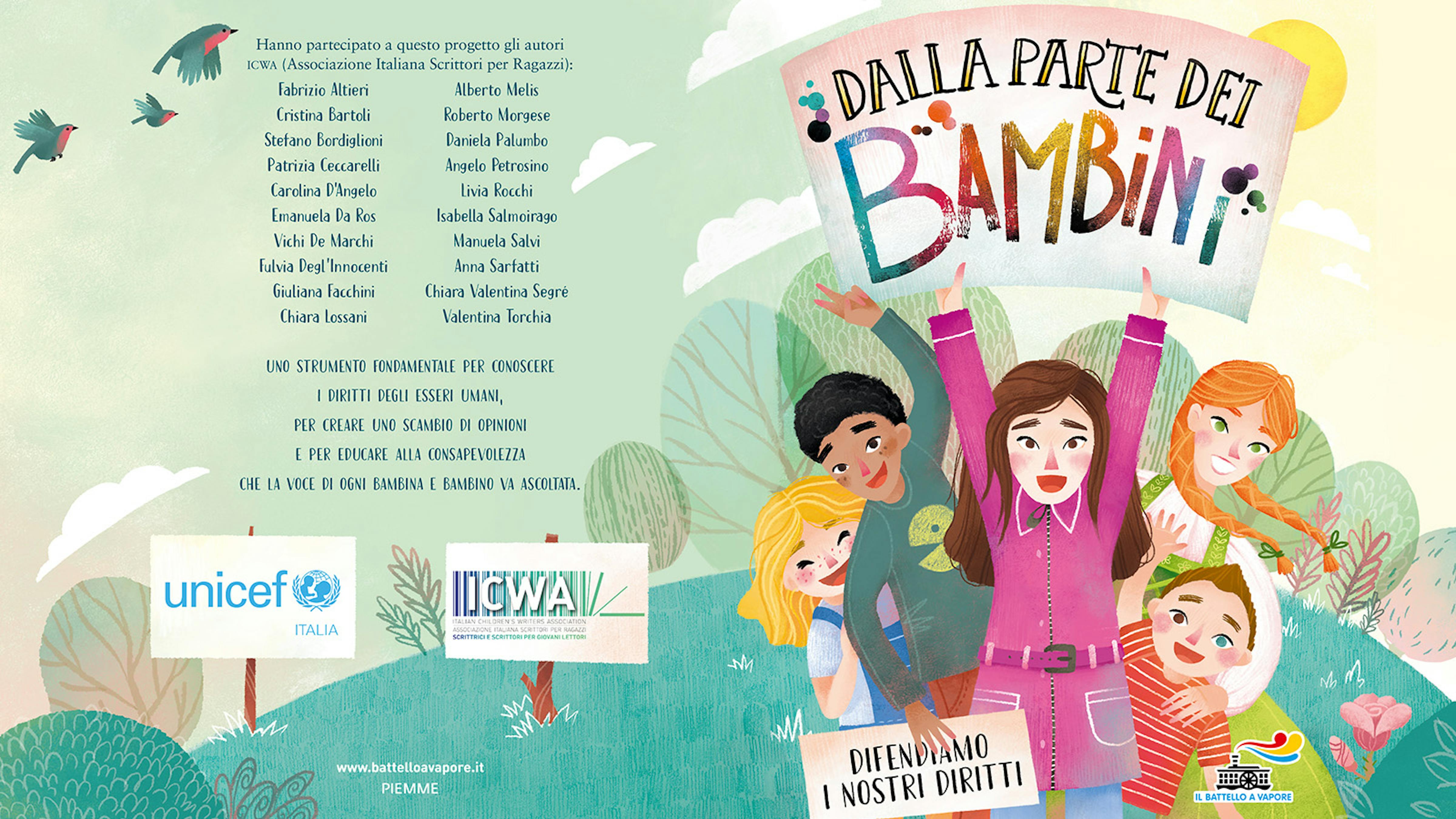 Dalla parte dei bambini, la copertina del libro