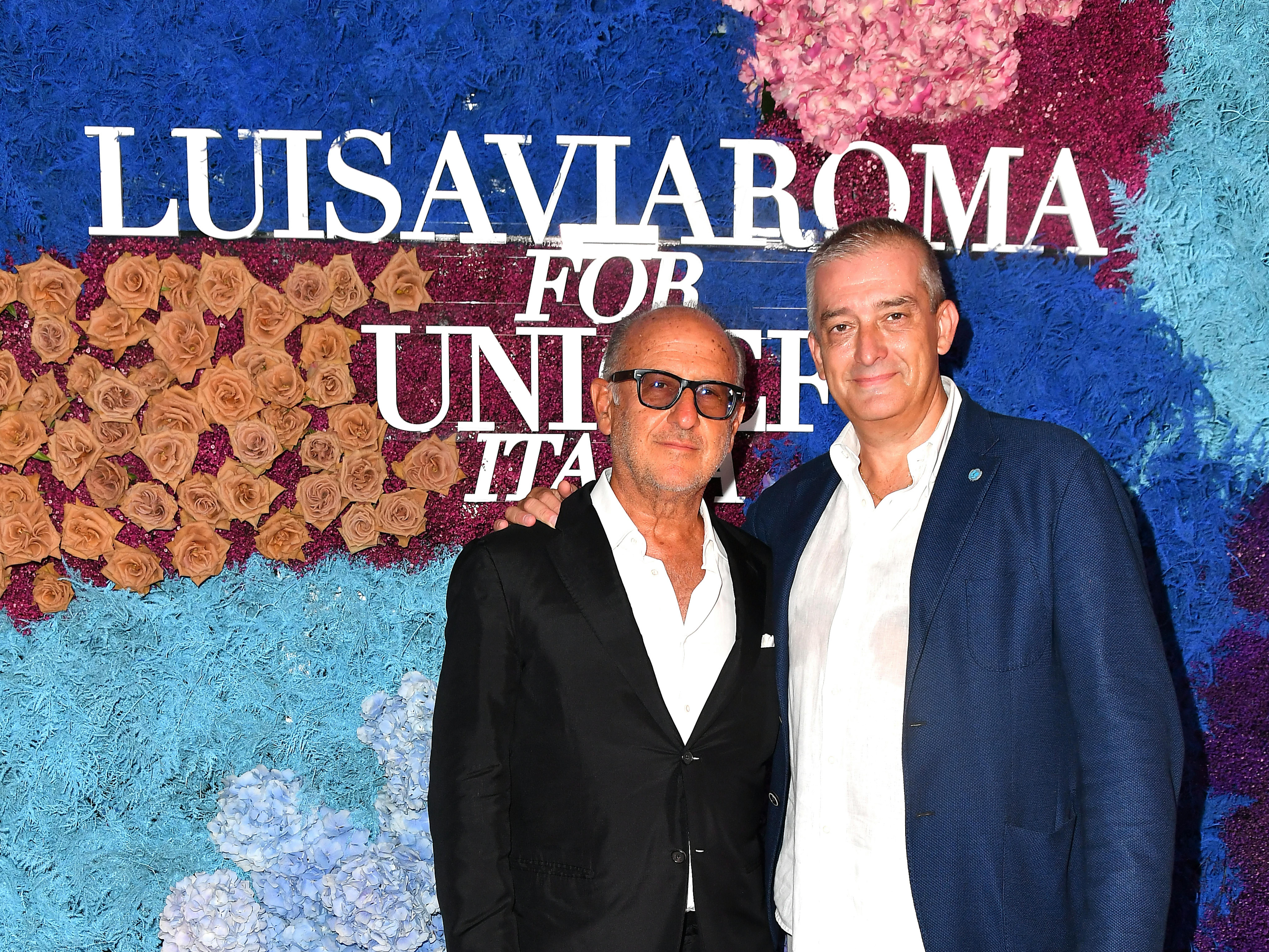 Il CEO di LuisaViaRoma, Andrea Panconesi e il Direttore Generale di UNICEF Italia, Paolo Rozera