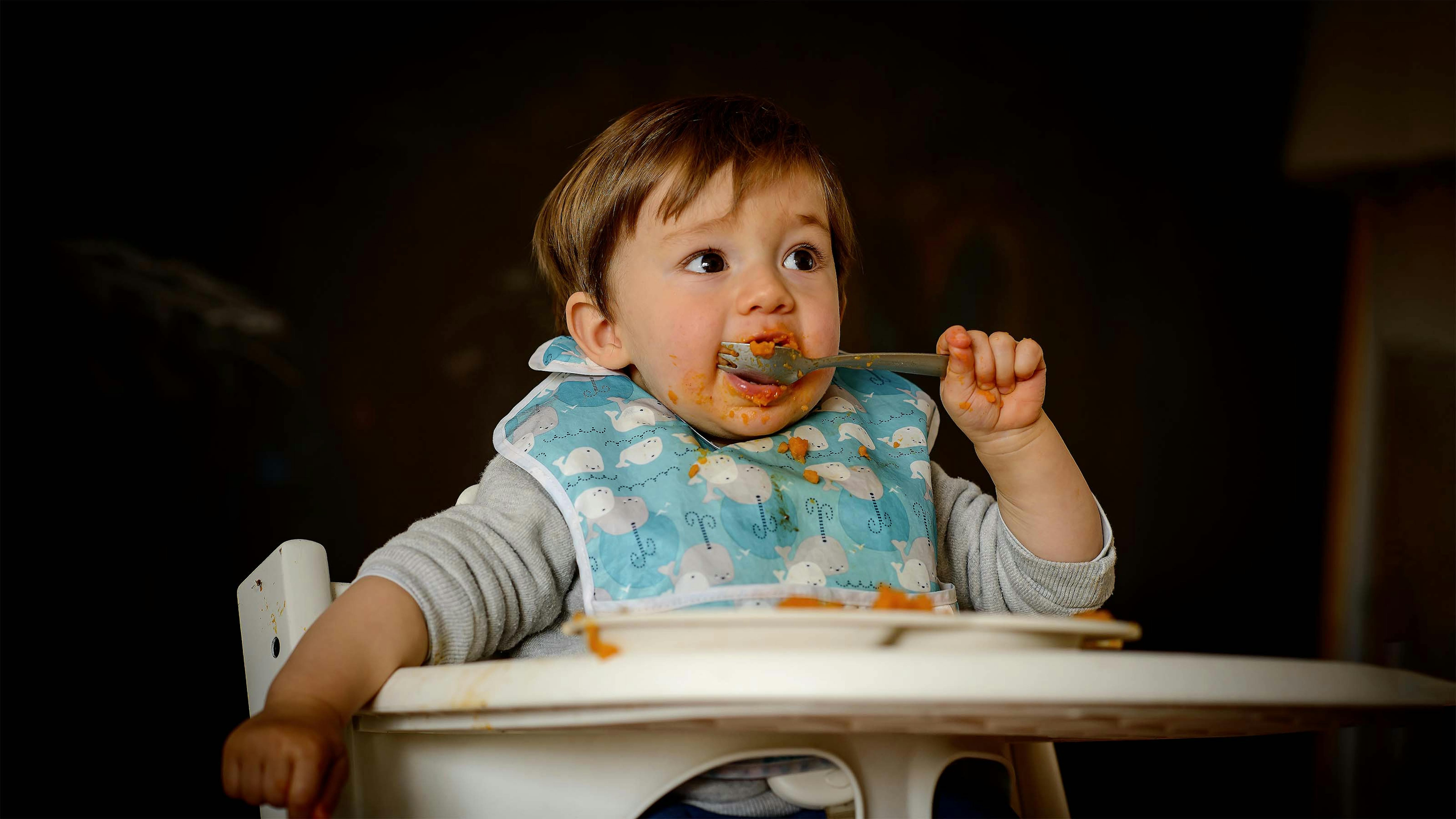 Uruguay, Timoteo mangia la sua pappa fatta di zucchine e zucca