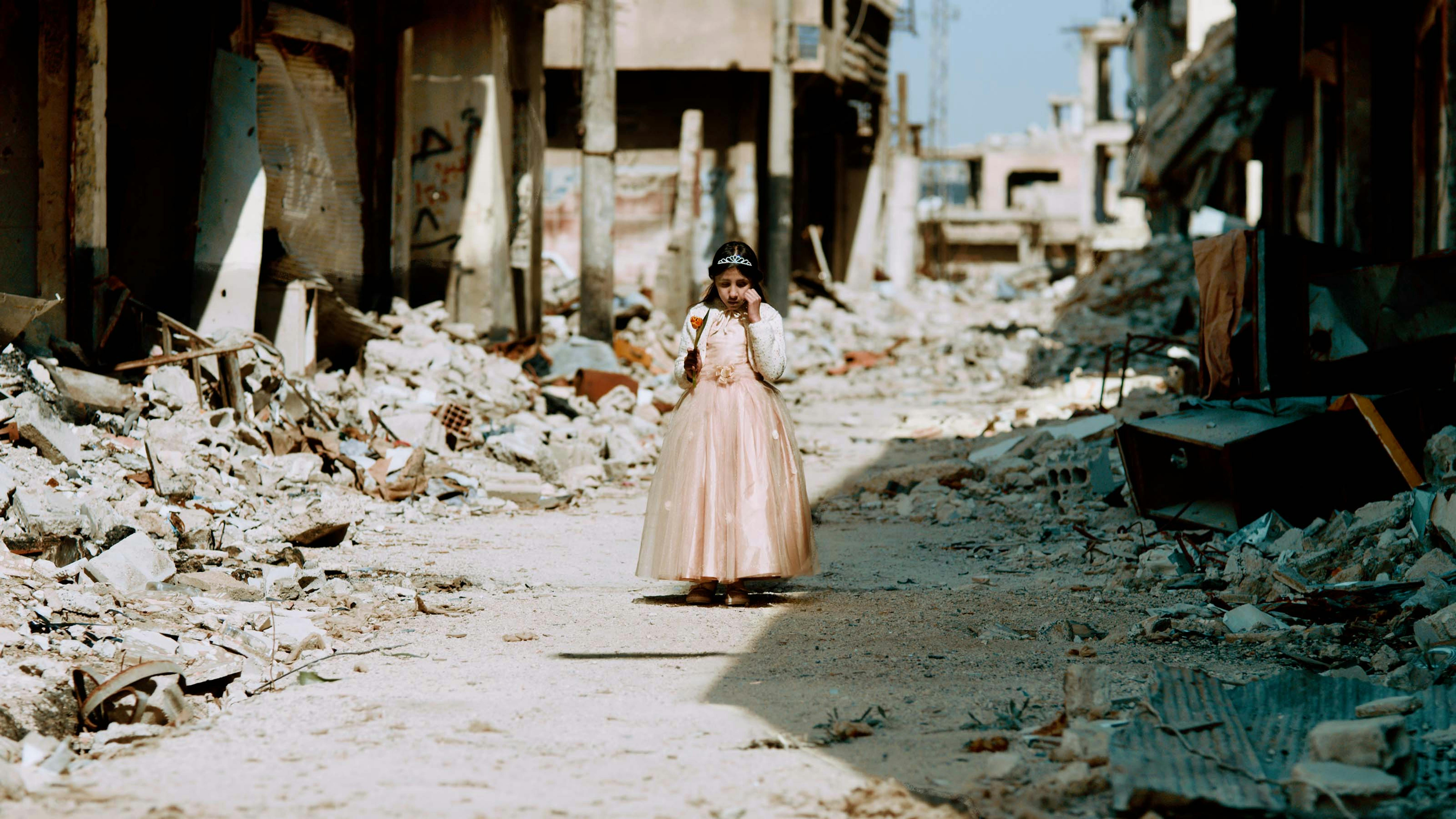 Ansam, bambina siriana non vedente, è la protagonista del video 