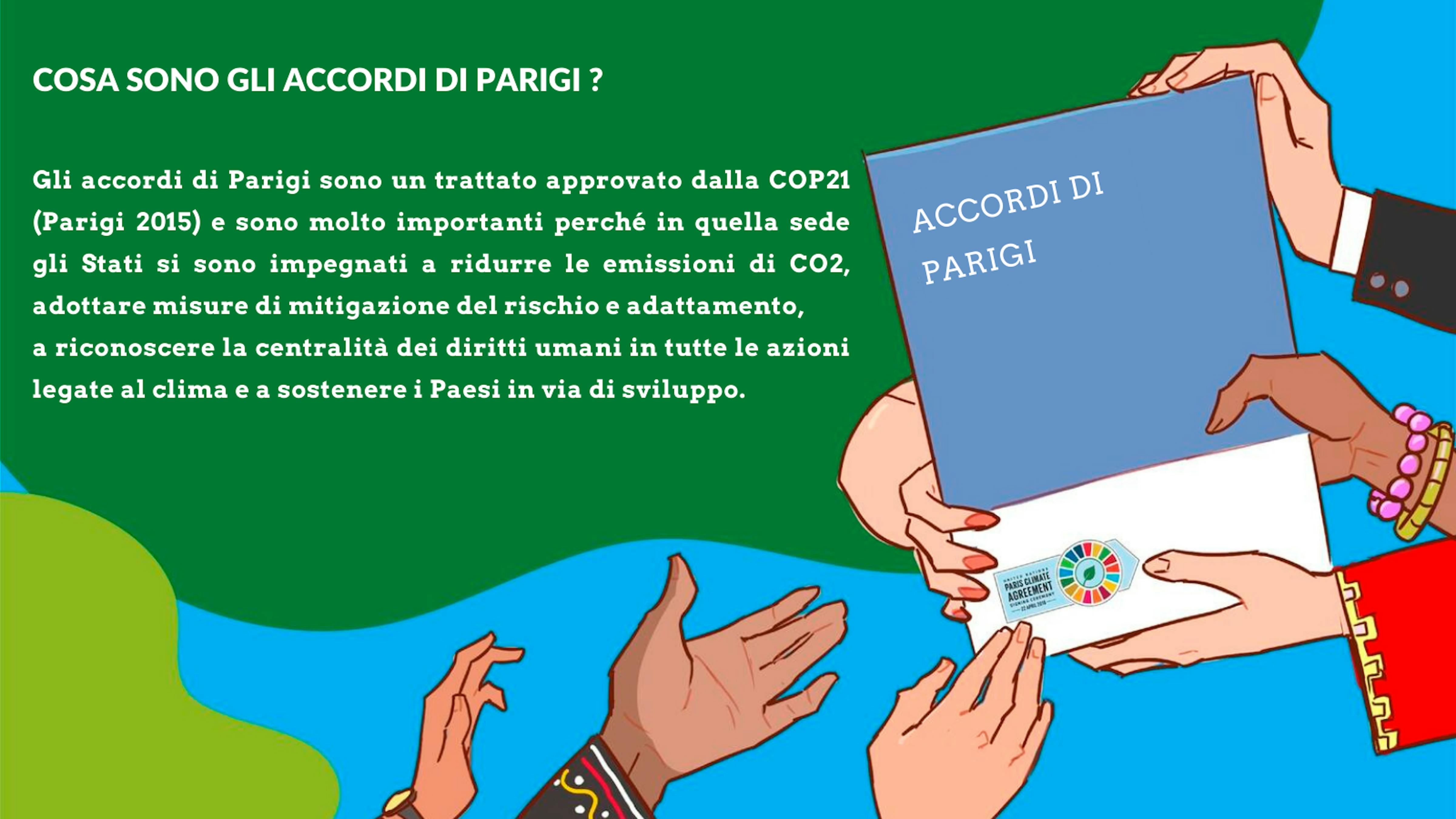 COP26 accordi sul clima. Gli accordi di Parigi