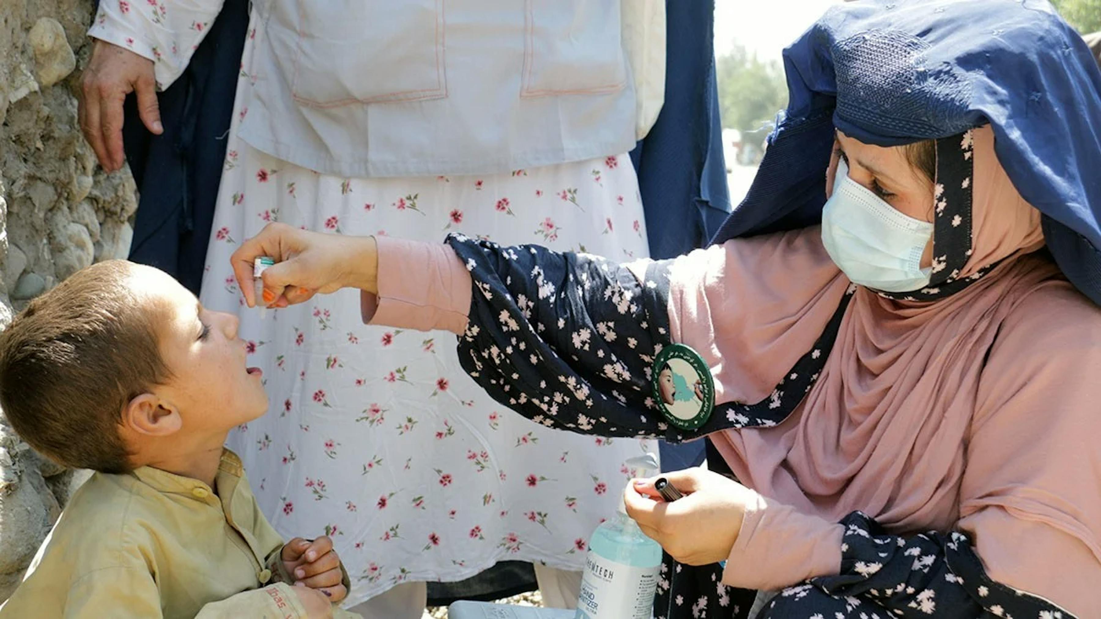 La campagna di vaccinazione anti polio in Afghanistan