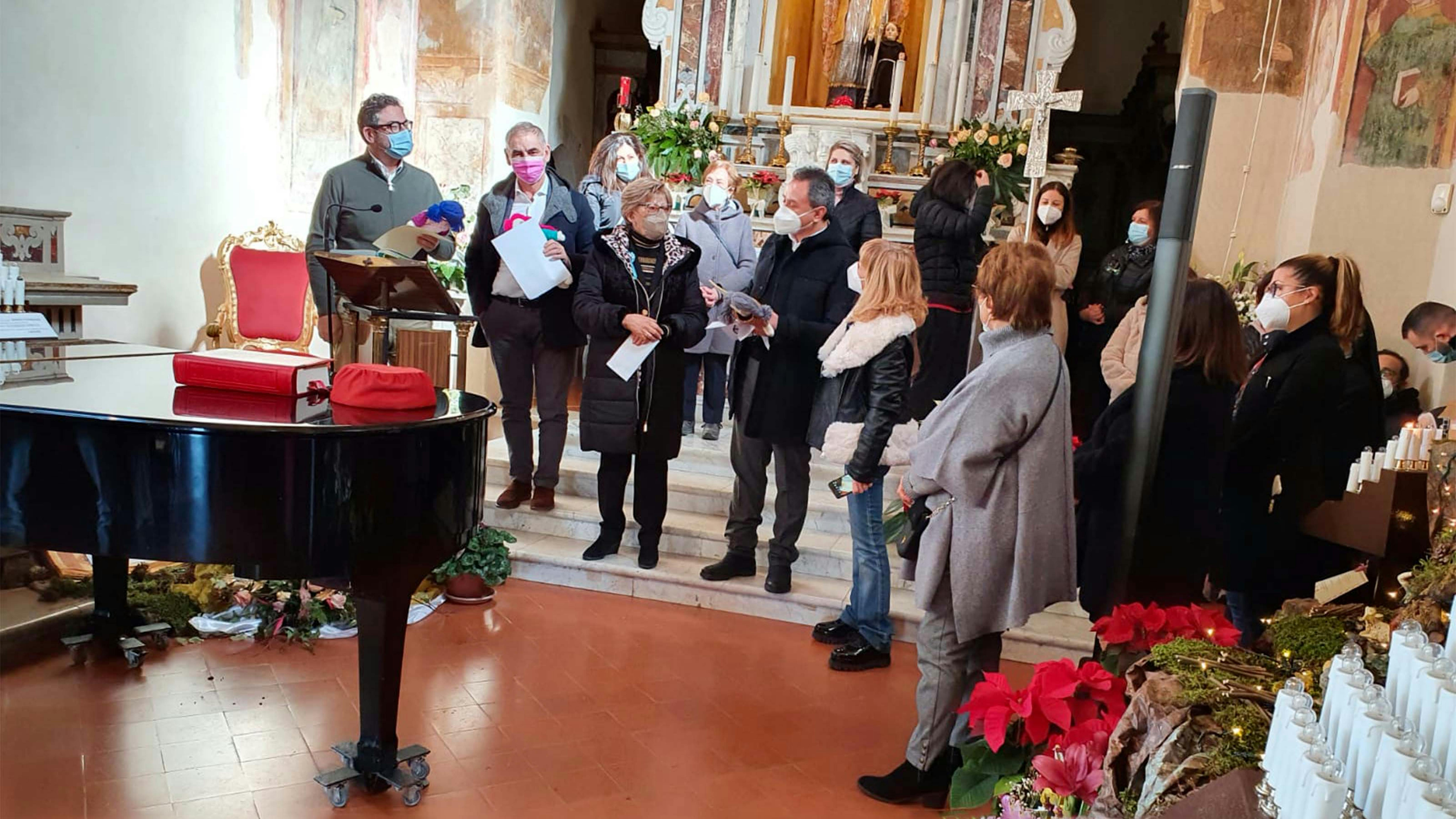 un momento dell'evento nella Chiesa di S. Donato a Ripacandida