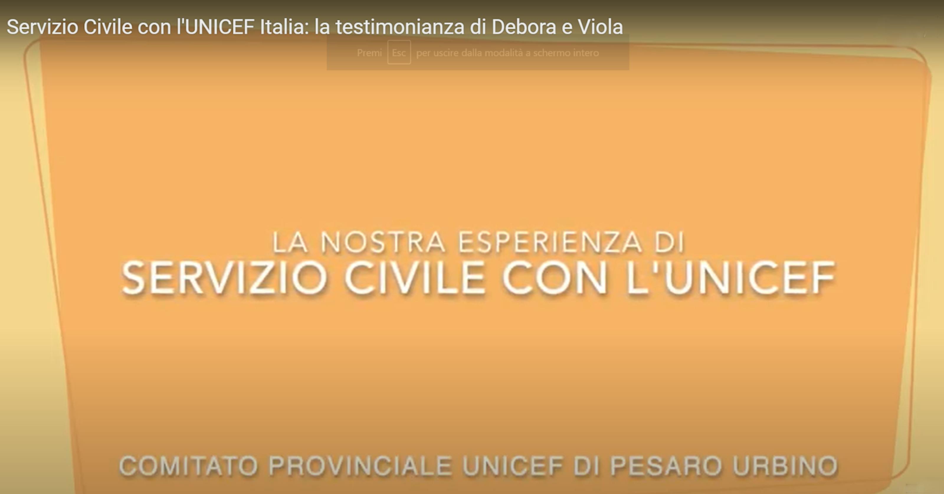 screen servizio civile unicef pesaro