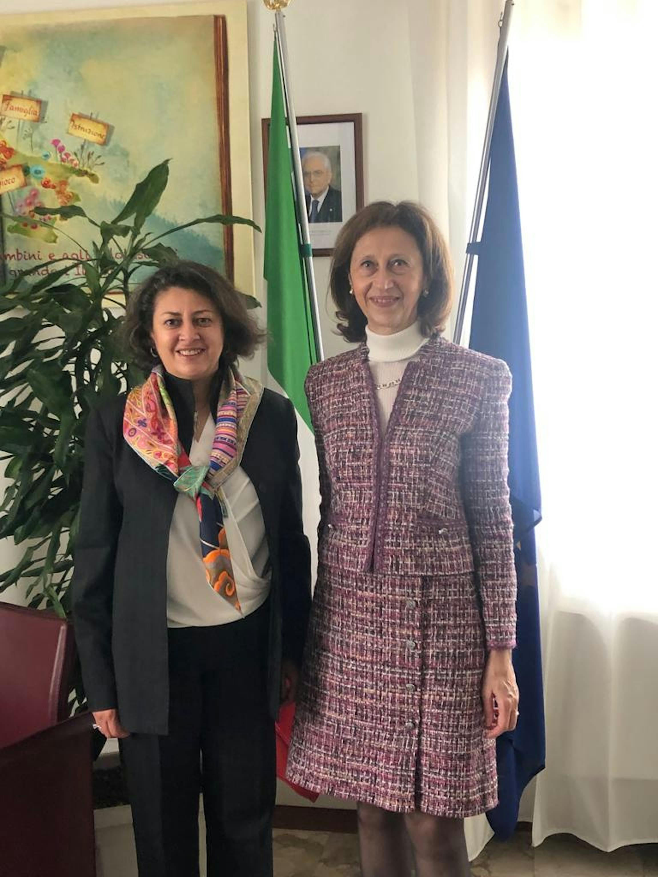 Incontro della Direttrice Regionale UNICEF per l’Europa e l’Asia Centrale Afshan Khan con l’Autorità Garante per l’infanzia e l’adolescenza Carla Garlatti
