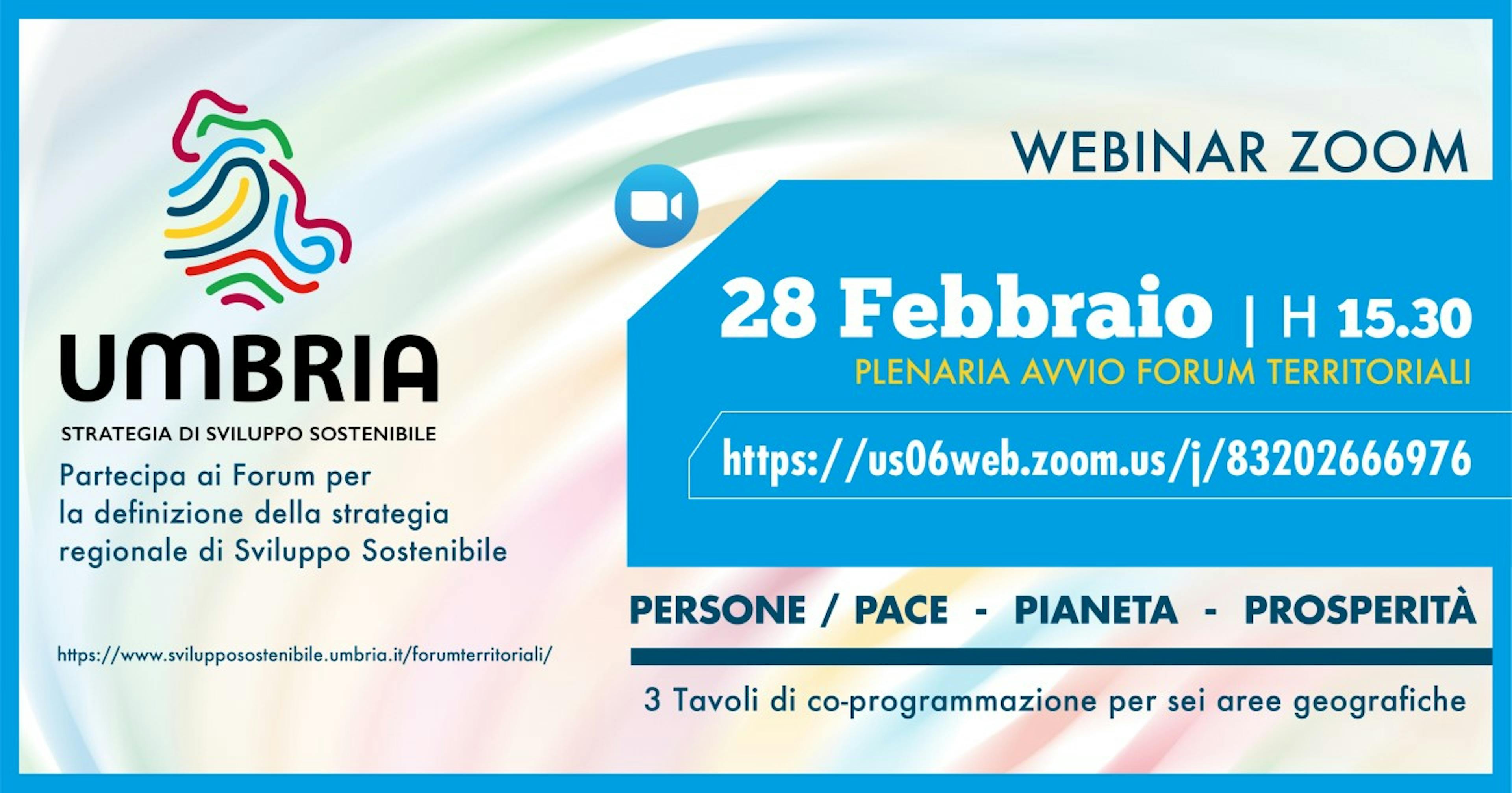 Webinar Umbria strategia di sviluppo sostenibile