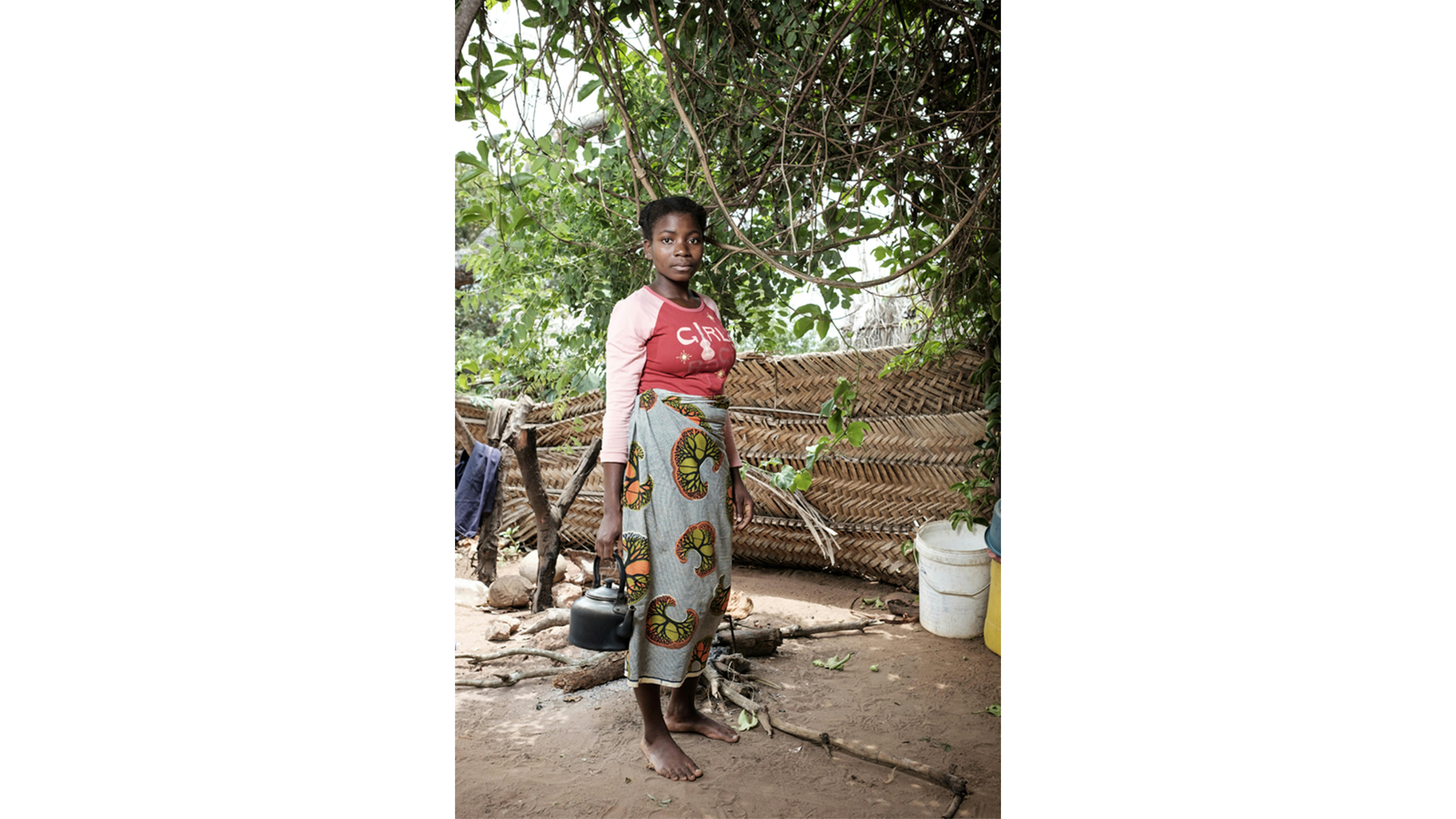Mozambico, Sónia João, 16 anni, è una sposa bambina nel villaggio di  Manhica 
