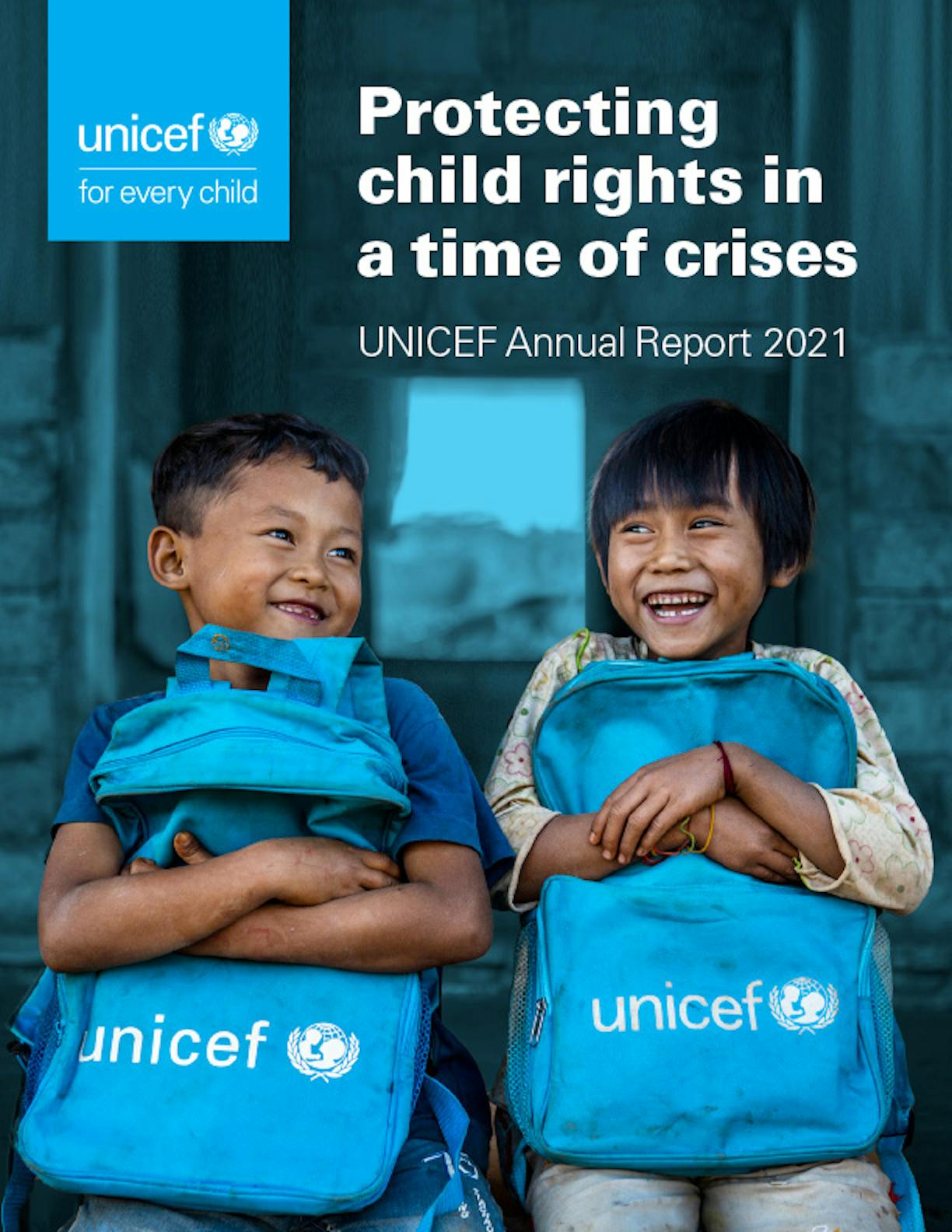 UNICEF Annual Report 2021 copertina