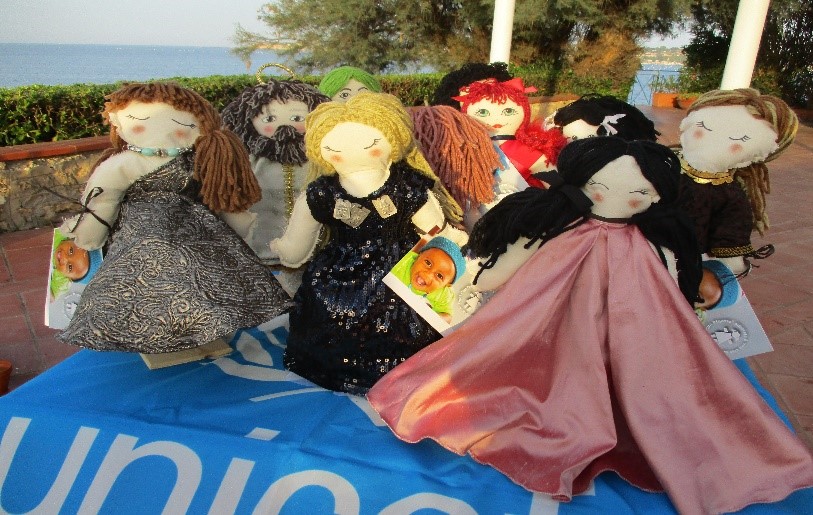 Portachiavi Bombato Pigotta Marianna UNICEF: Un Gesto D'Amore Per I Bambini