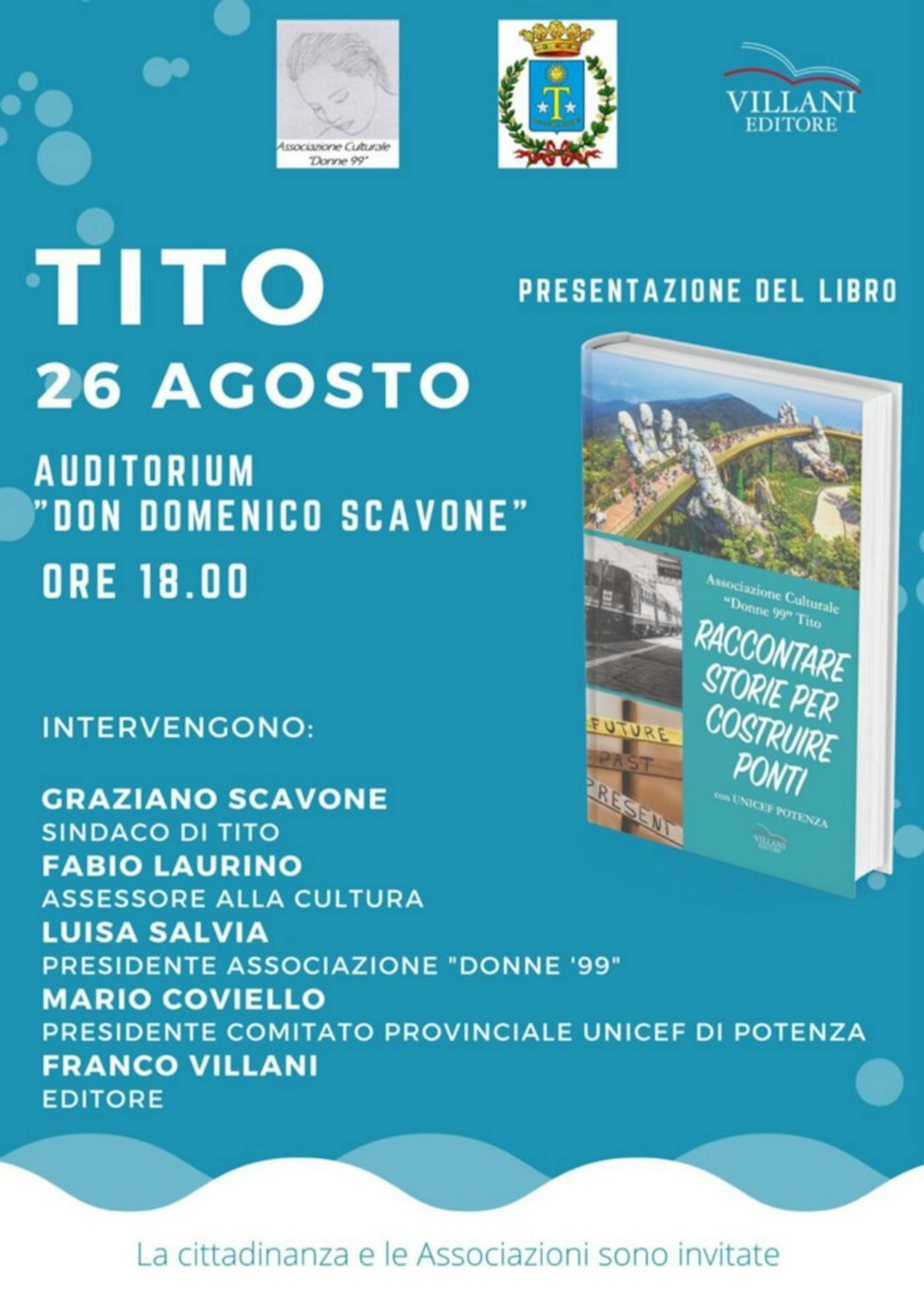 Locandina presentazione libro 