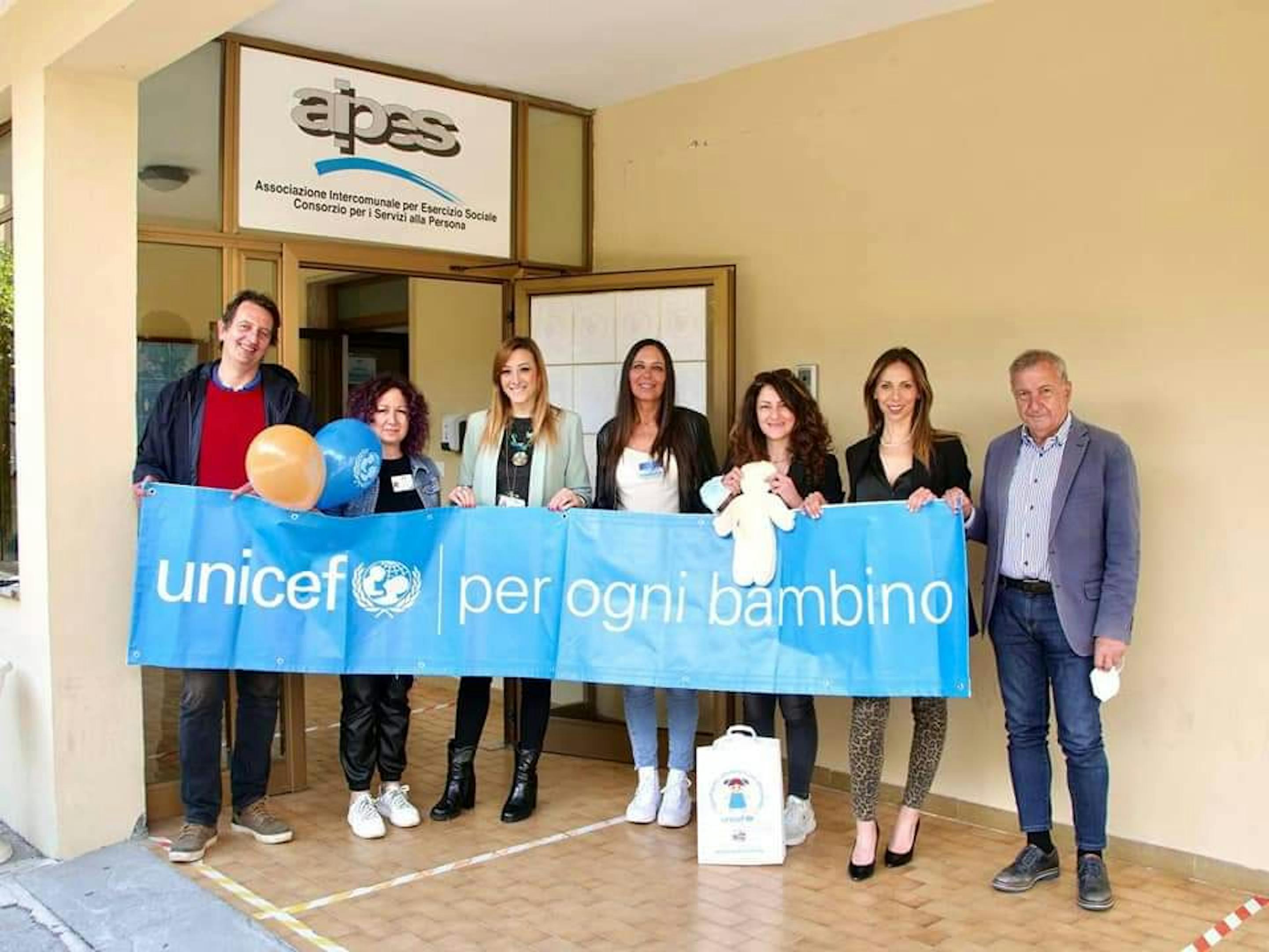 Foto di gruppo all'evento