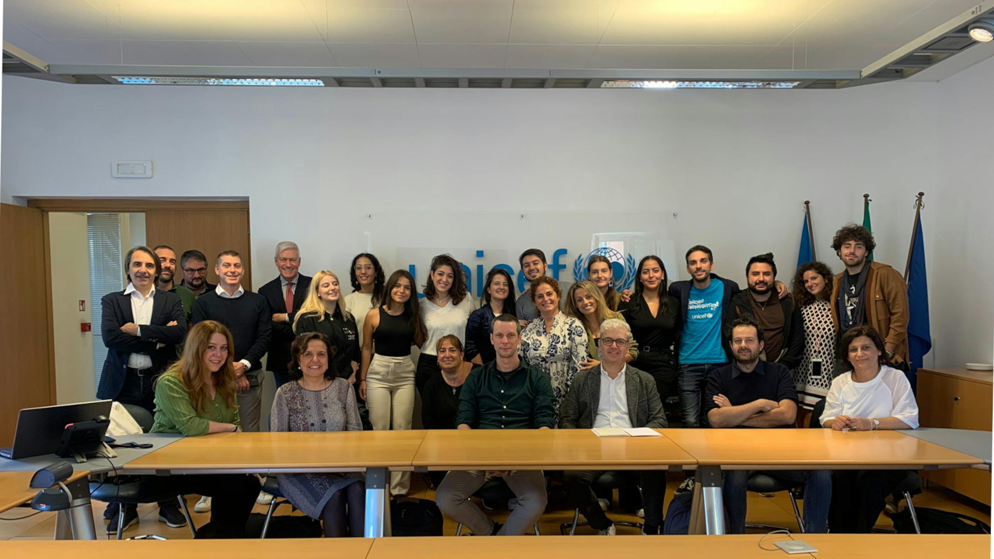 I ragazzi partenipanti all'Hackathon