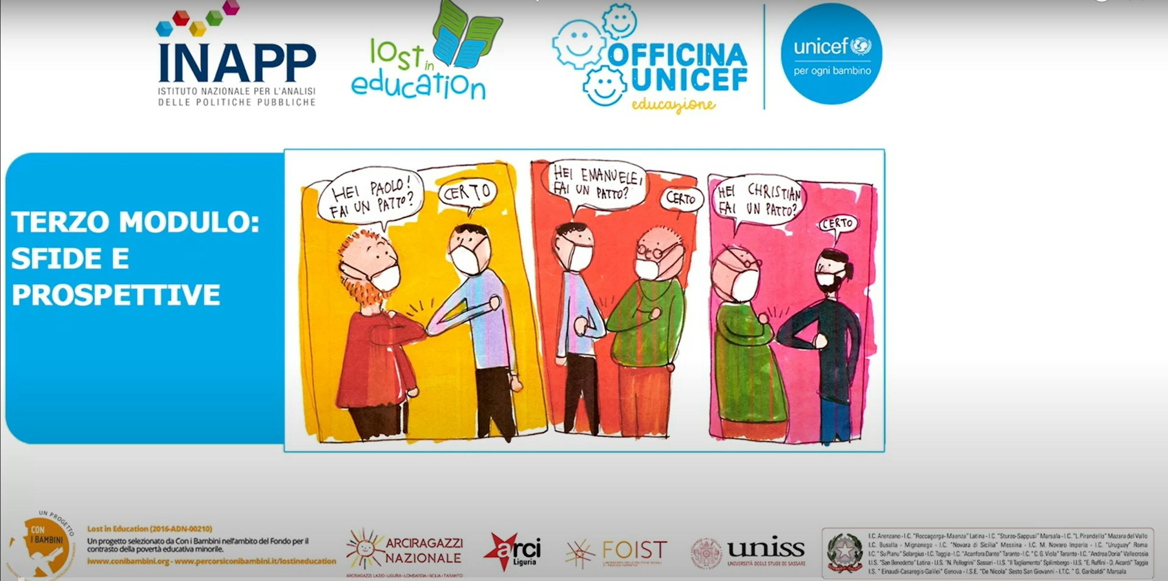 terzo modulo officine unicef