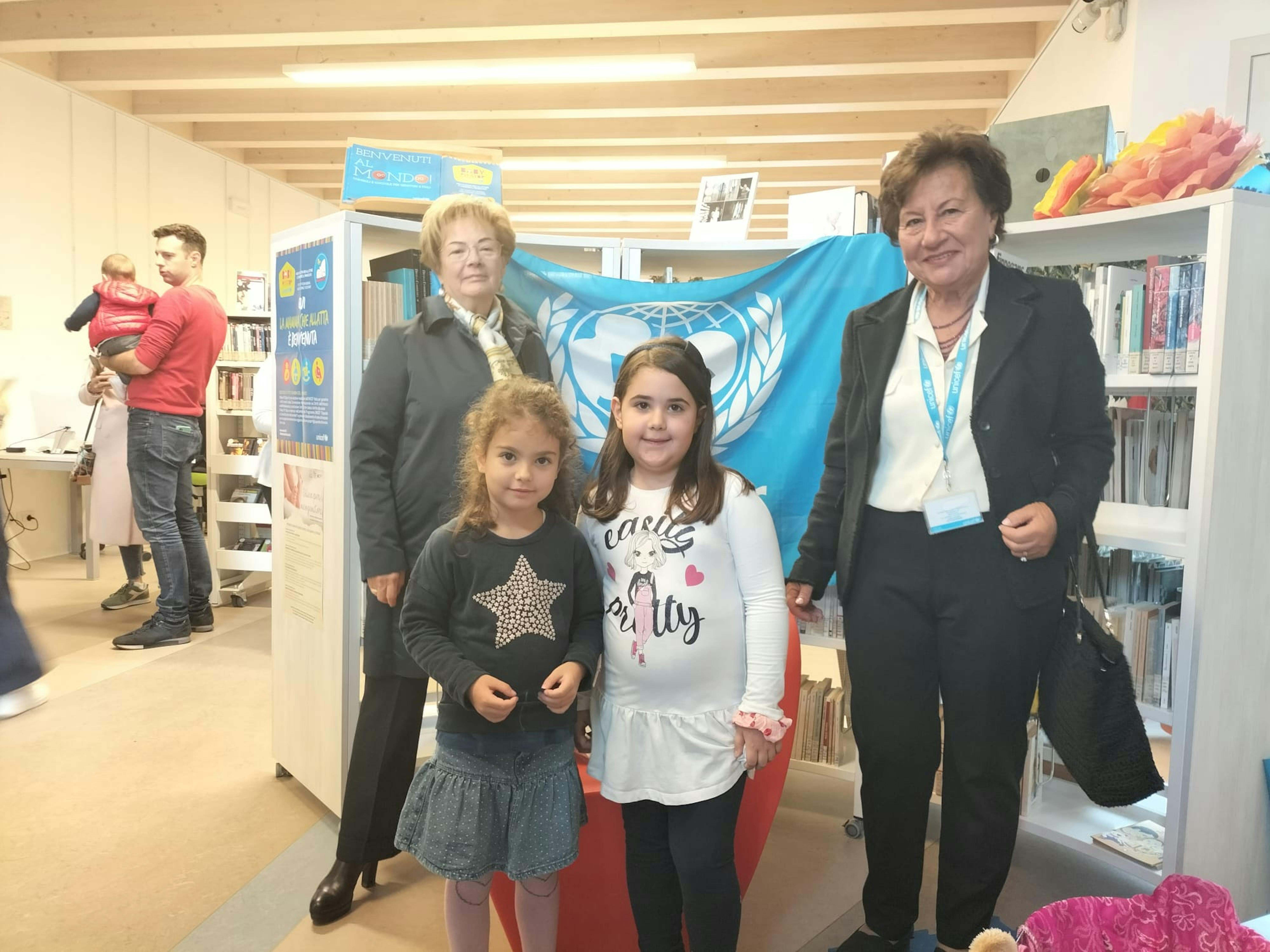 Alcuni partecipanti all'inaugurazione del BPS UNICEF