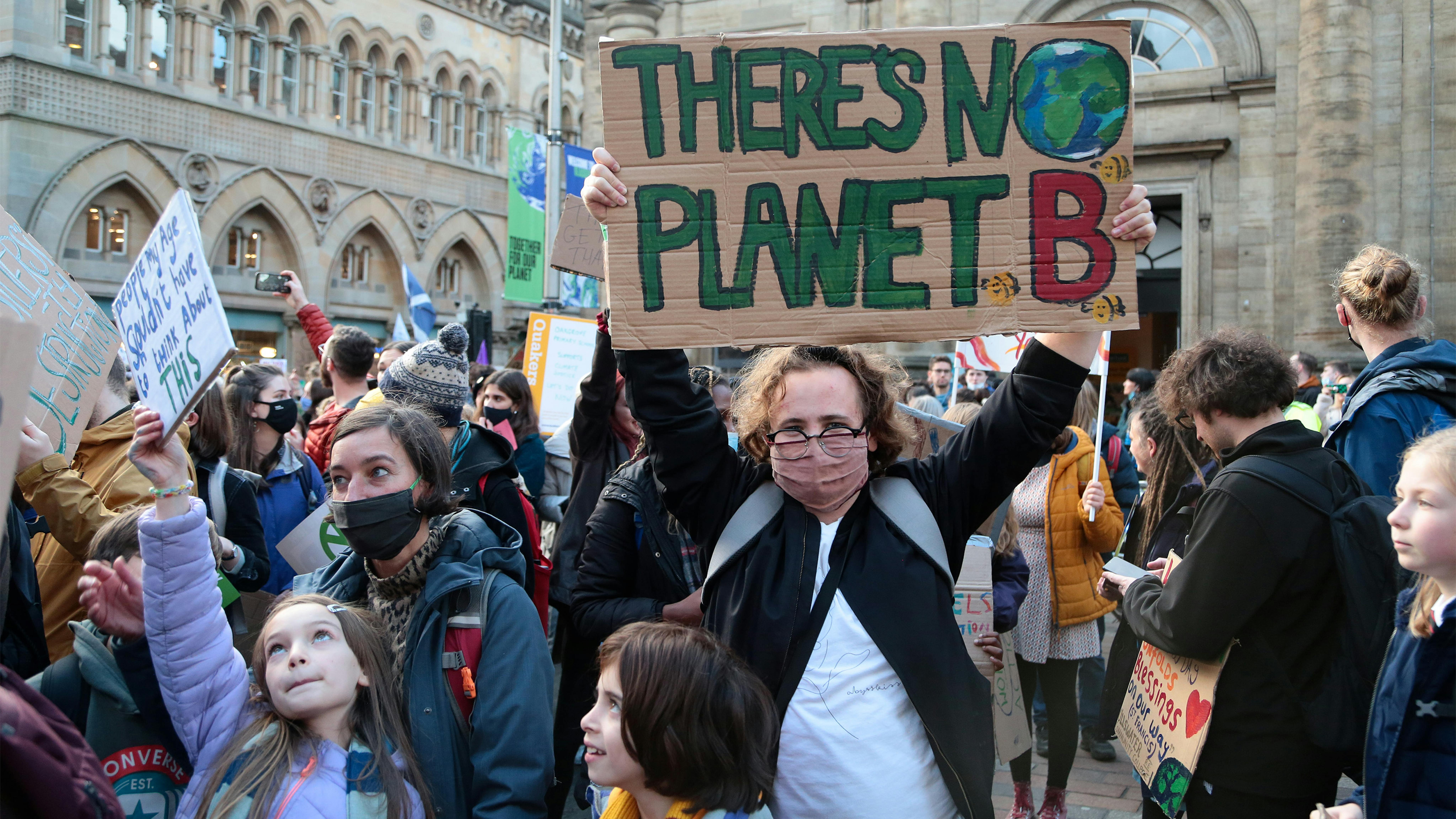 Manifestazione peril clima in Inghilterra