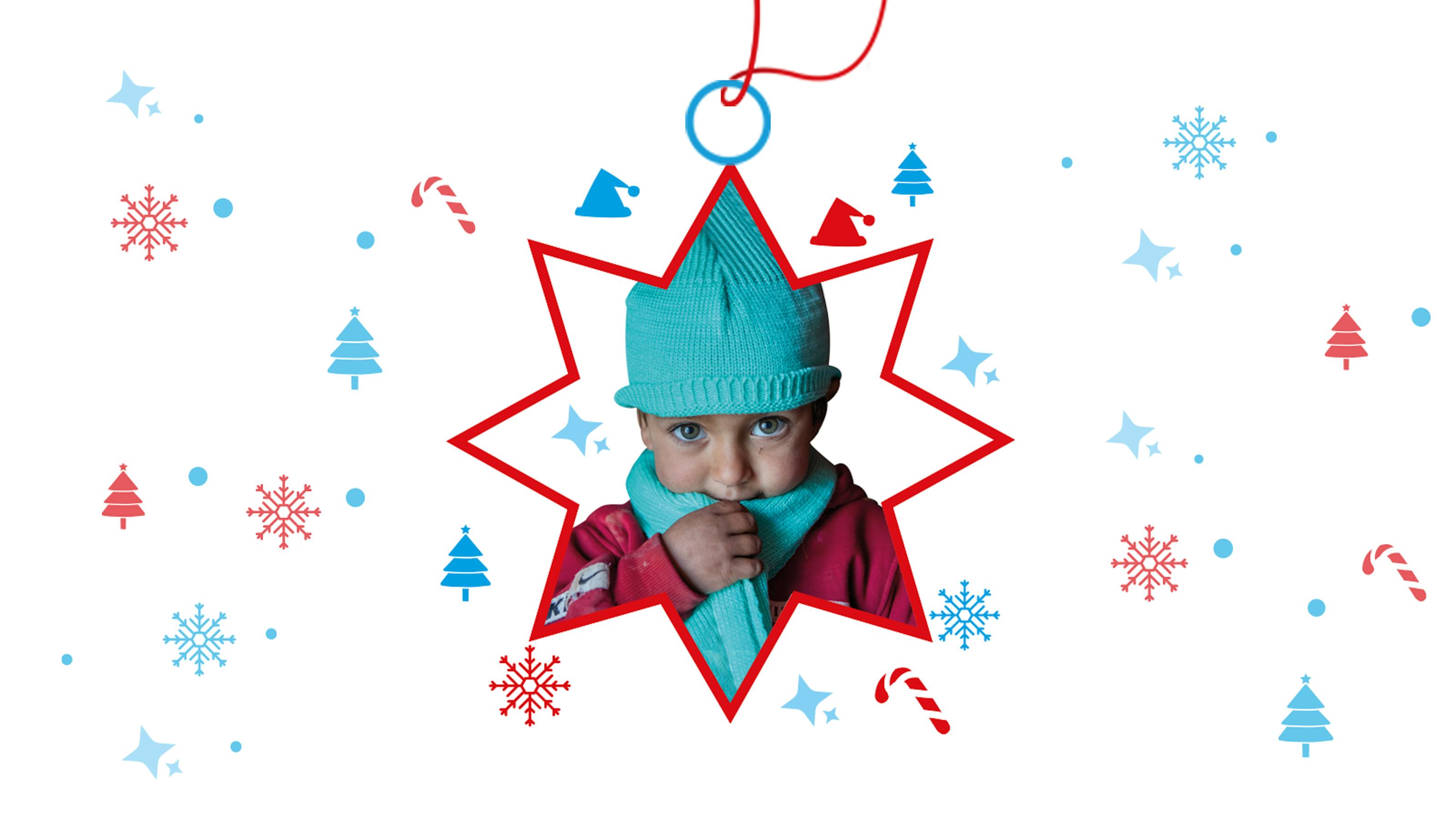 Bambina profuga siriana, winterization per Natale Aziende