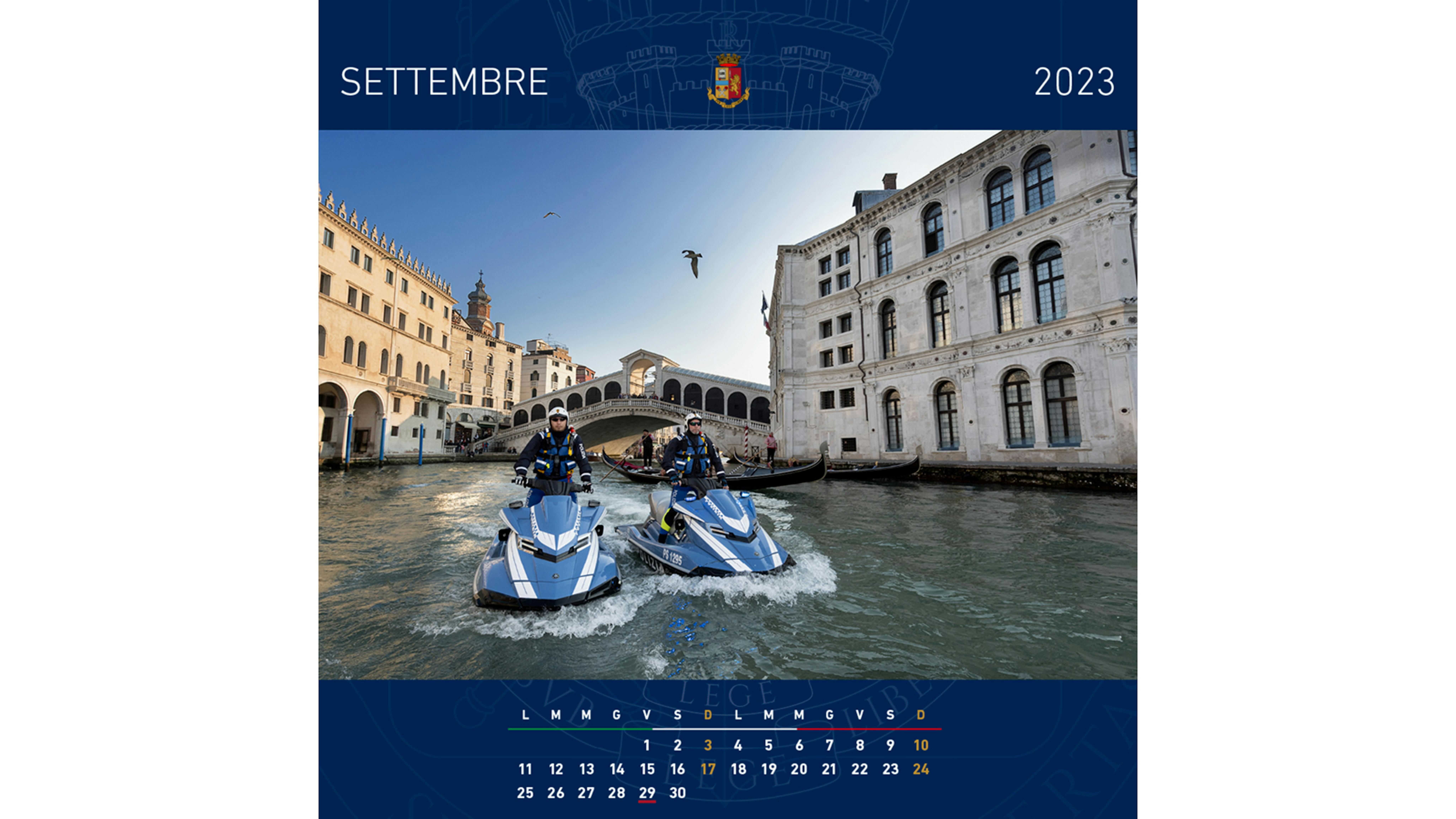 anteprima calendario polizia 2023 settembre