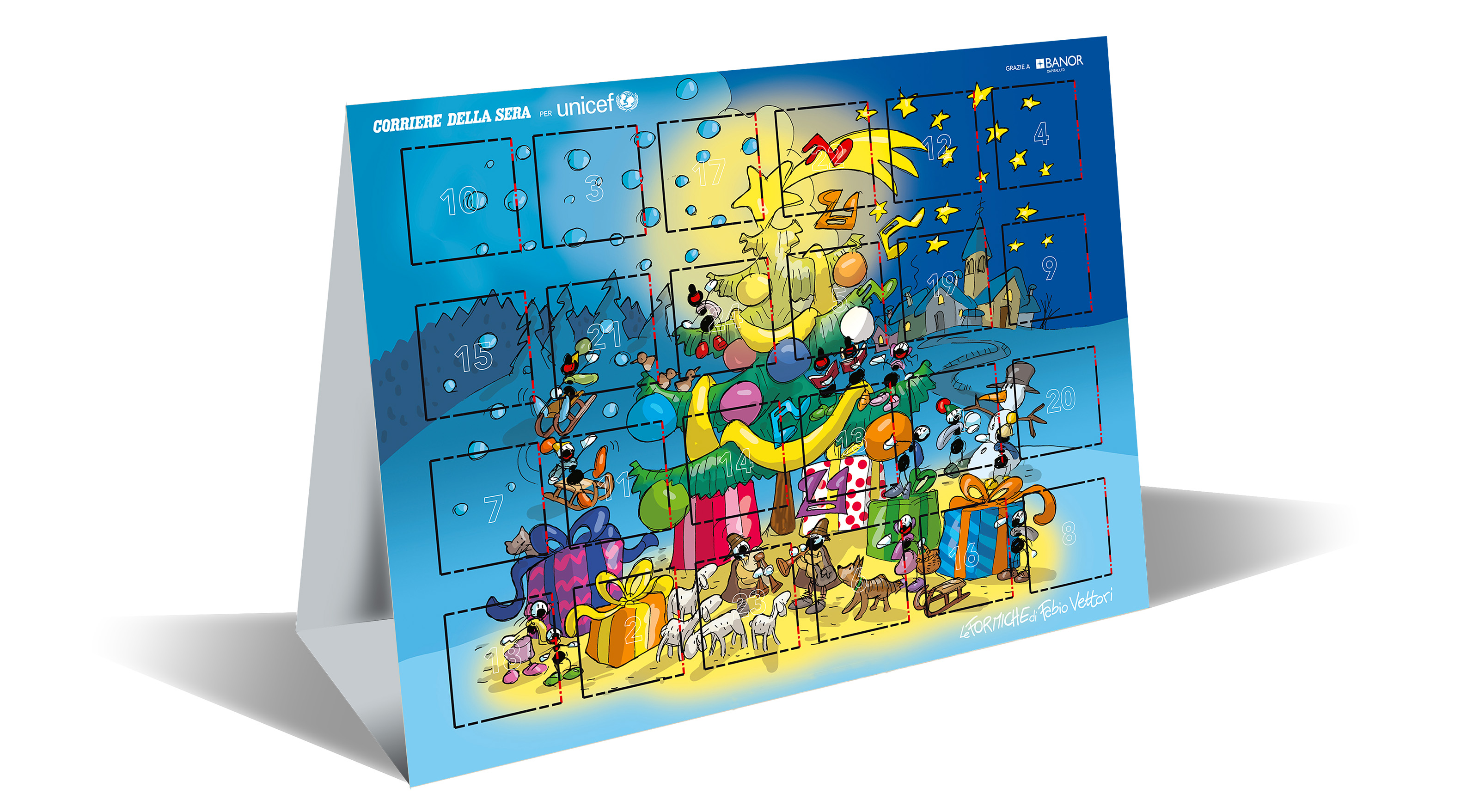 In edicola dal 25 novembre il Calendario dell’Avvento 2022 di Corriere