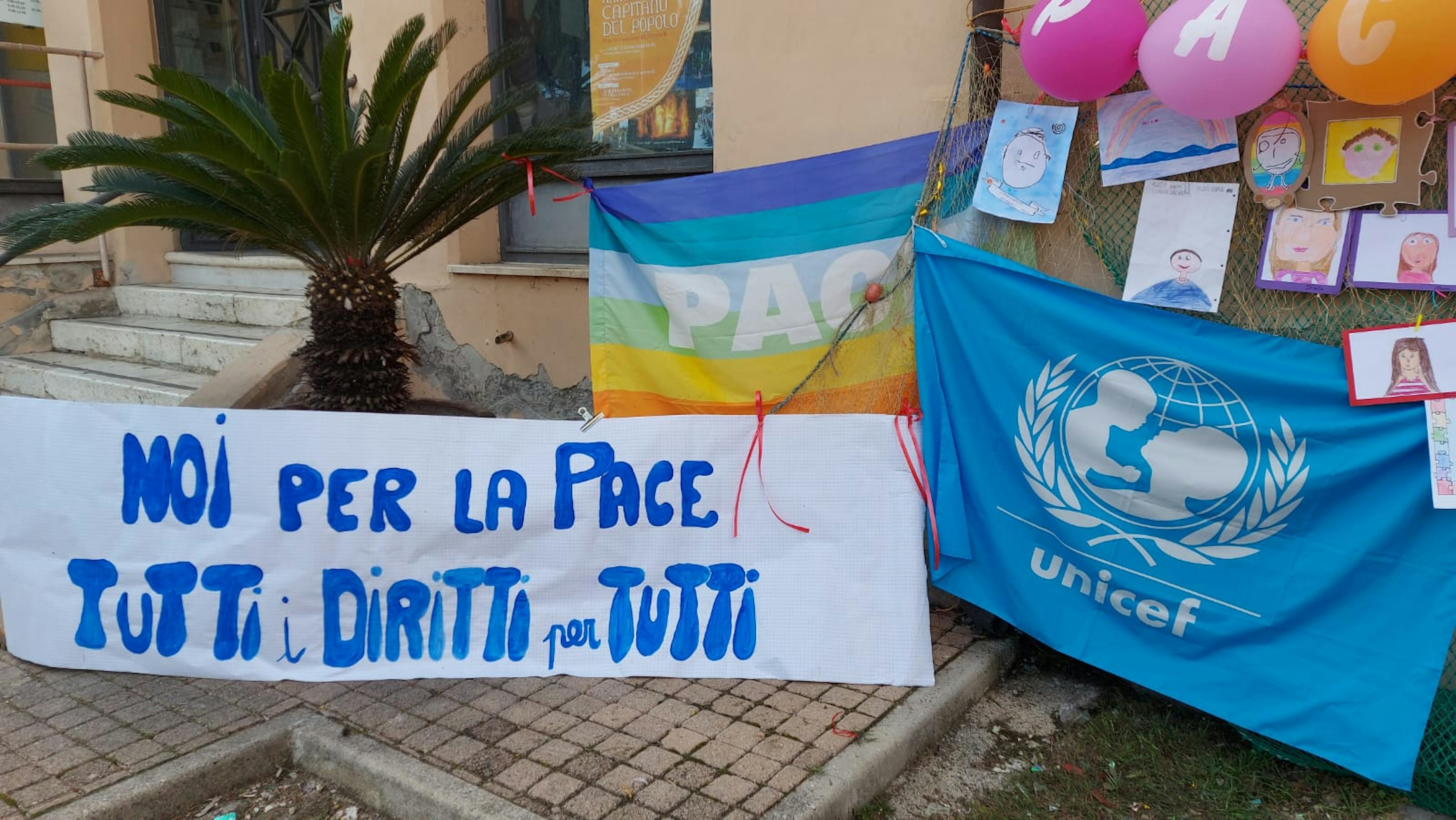 UNICEF e l'angolo della pace a Grottammare