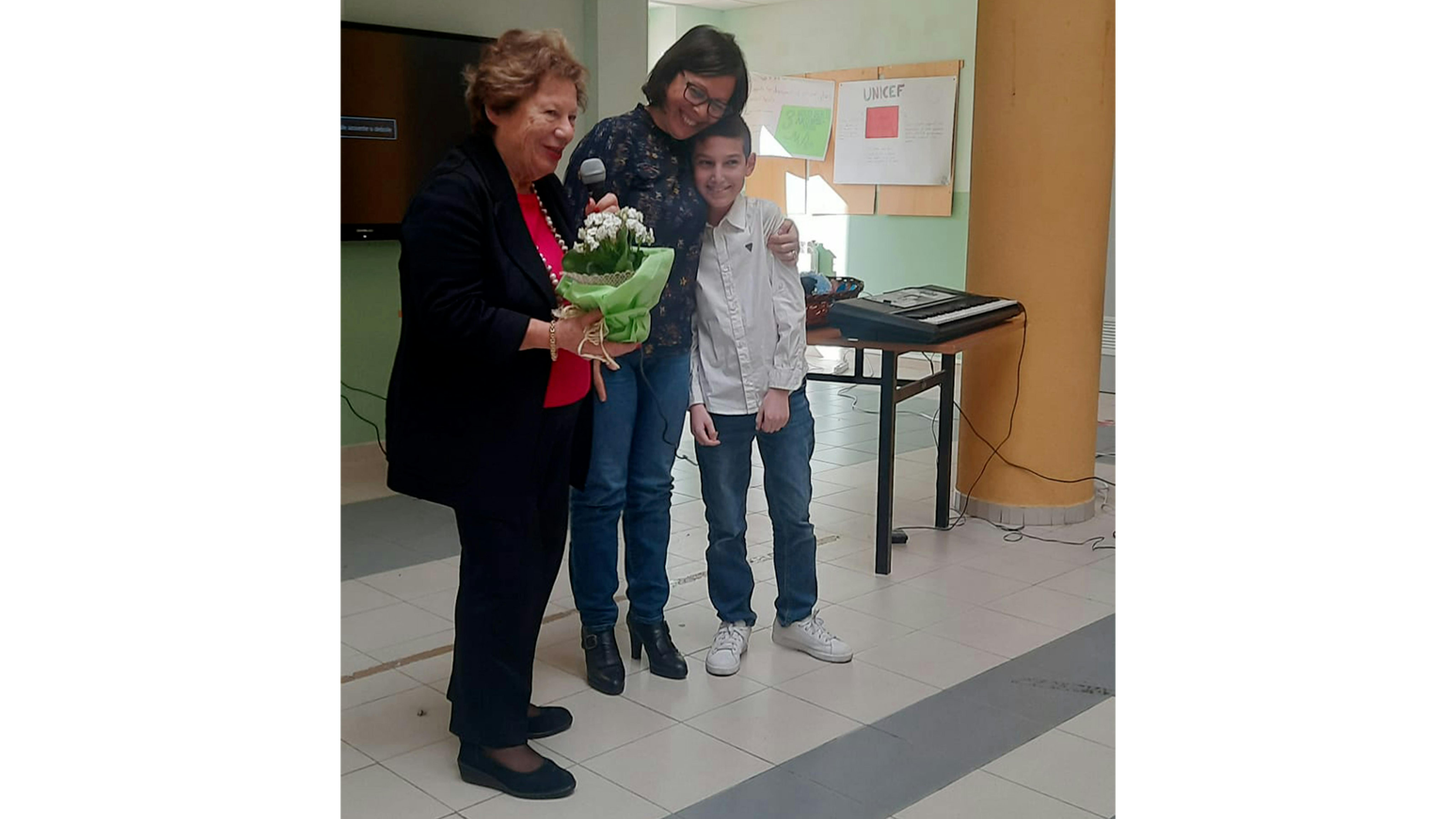 Siracusa - La Presidente UNICEF Carmela Pace con Stefania Gallo