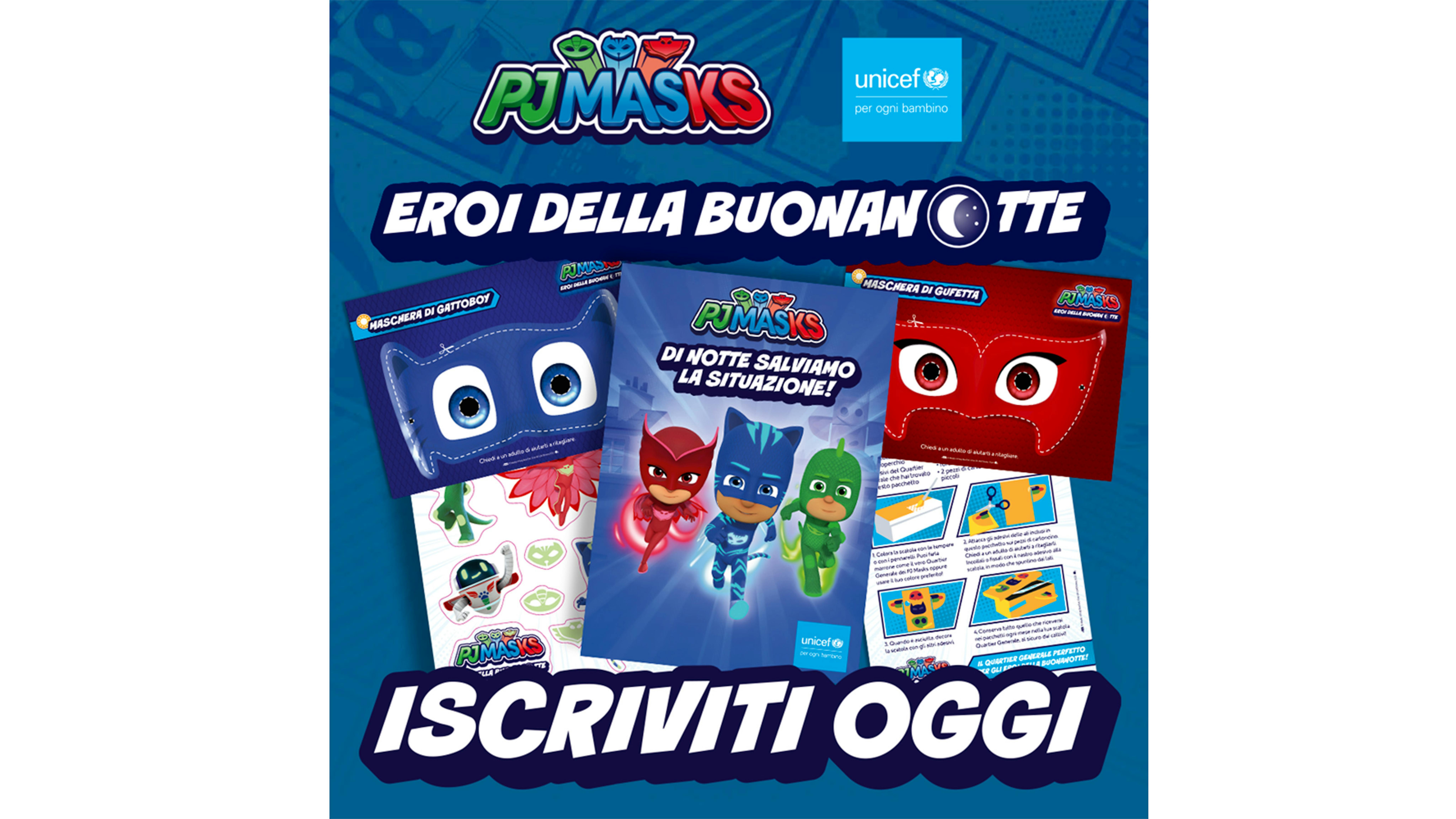 Pjmasks Eroi della Buonanotta - iscriviti oggi