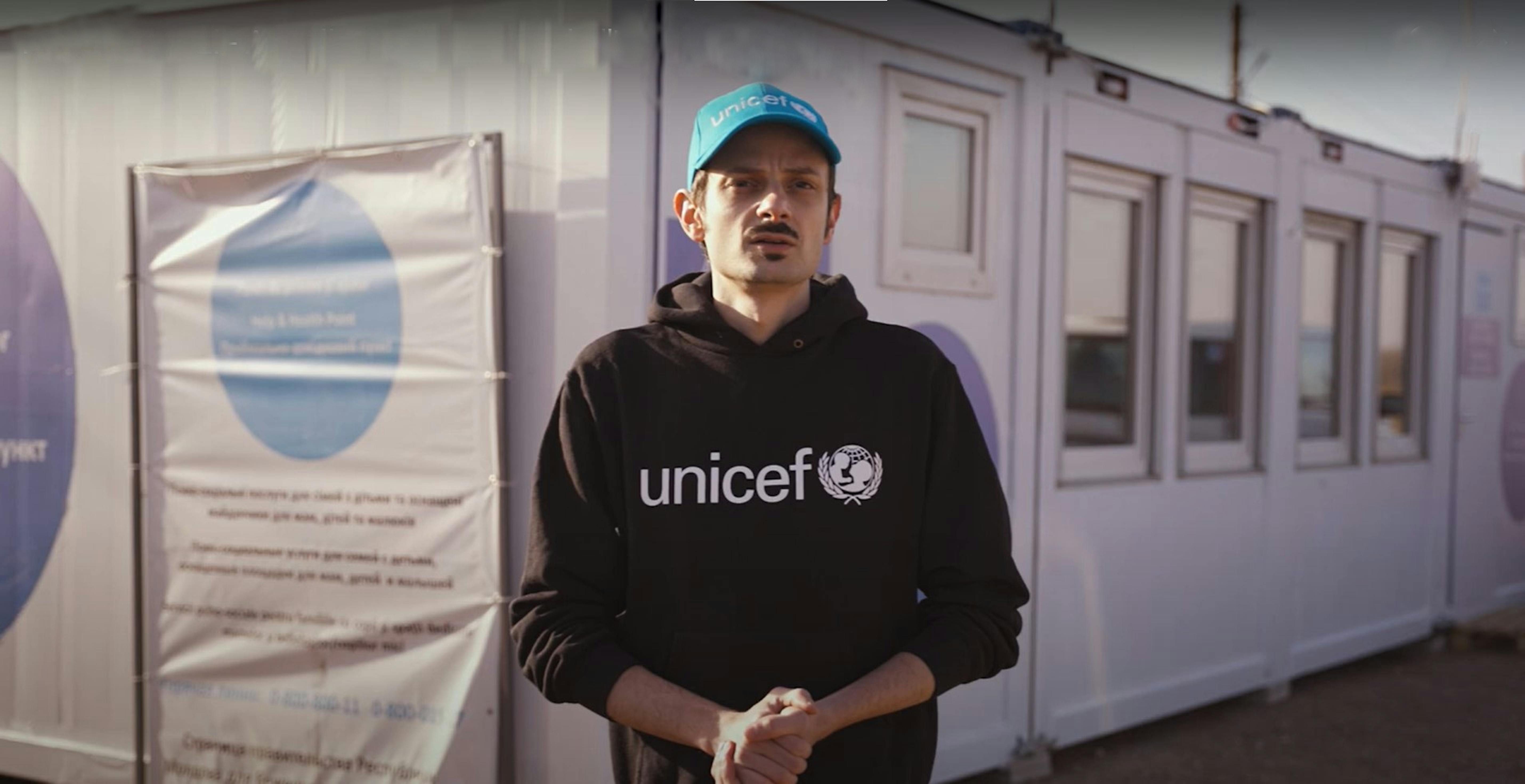 L'artista e Goodwill Ambassador dell'UNICEF  Fabio Rovazzi