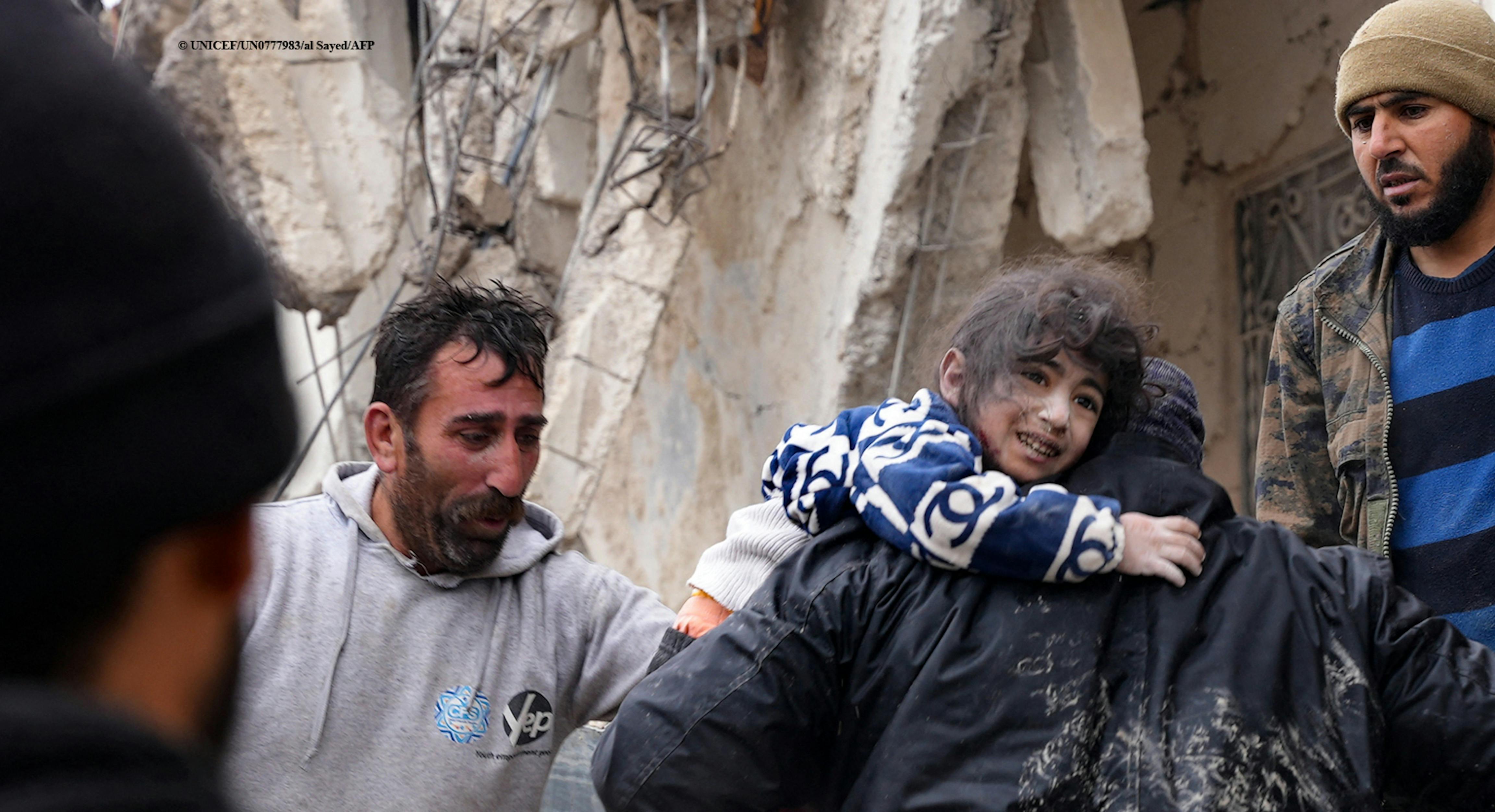 Emergenza Terremoto Turchia e Siria, febbraio 2023 © UNICEF/UN0777983/al Sayed/AFP