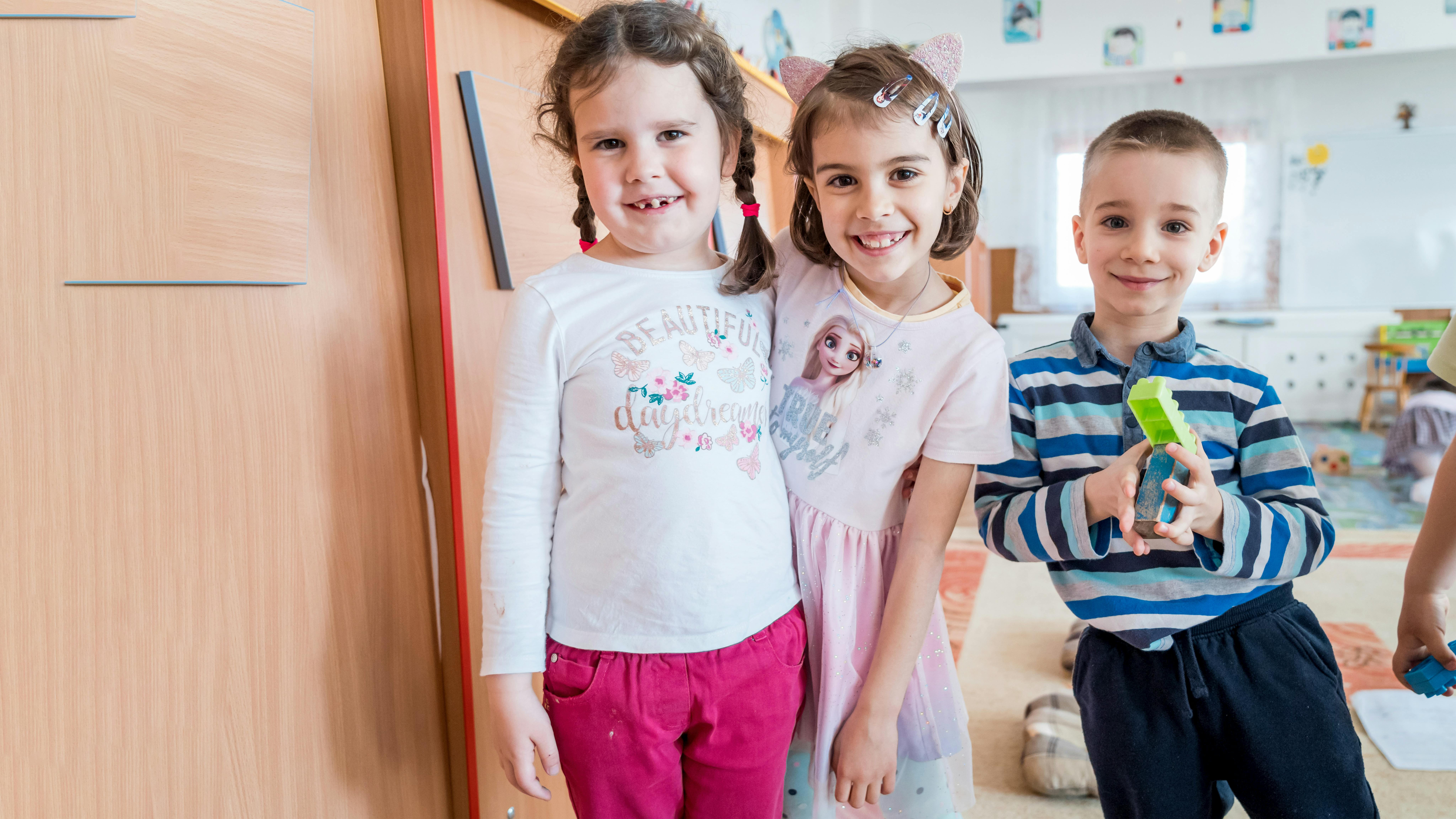 Romania- bambini della scuola materna n.9 di Brasov