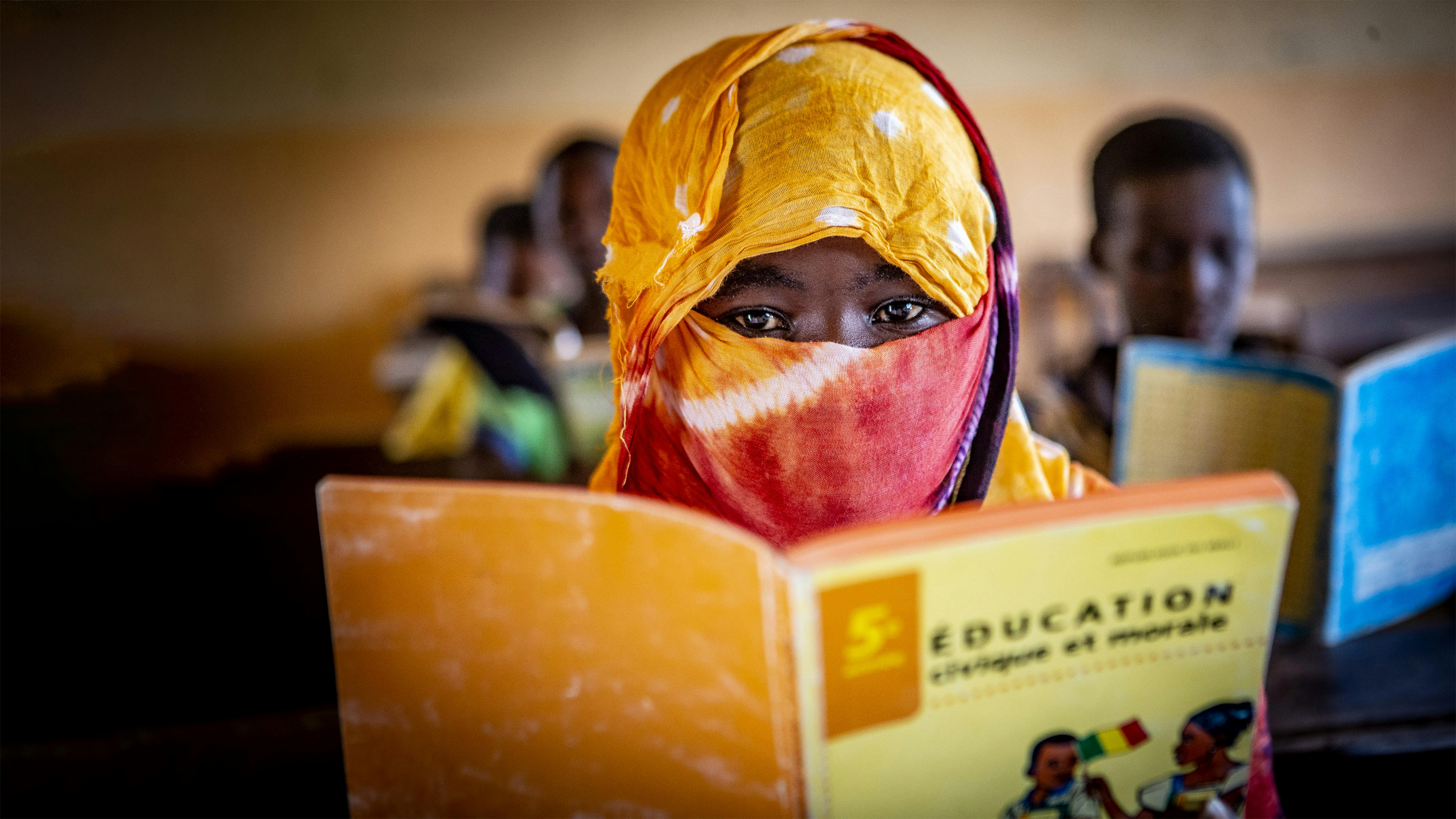 Fatoumata [nome cambiato], 15 anni, è iscritta a una scuola elementare a Kidal, in Mali.