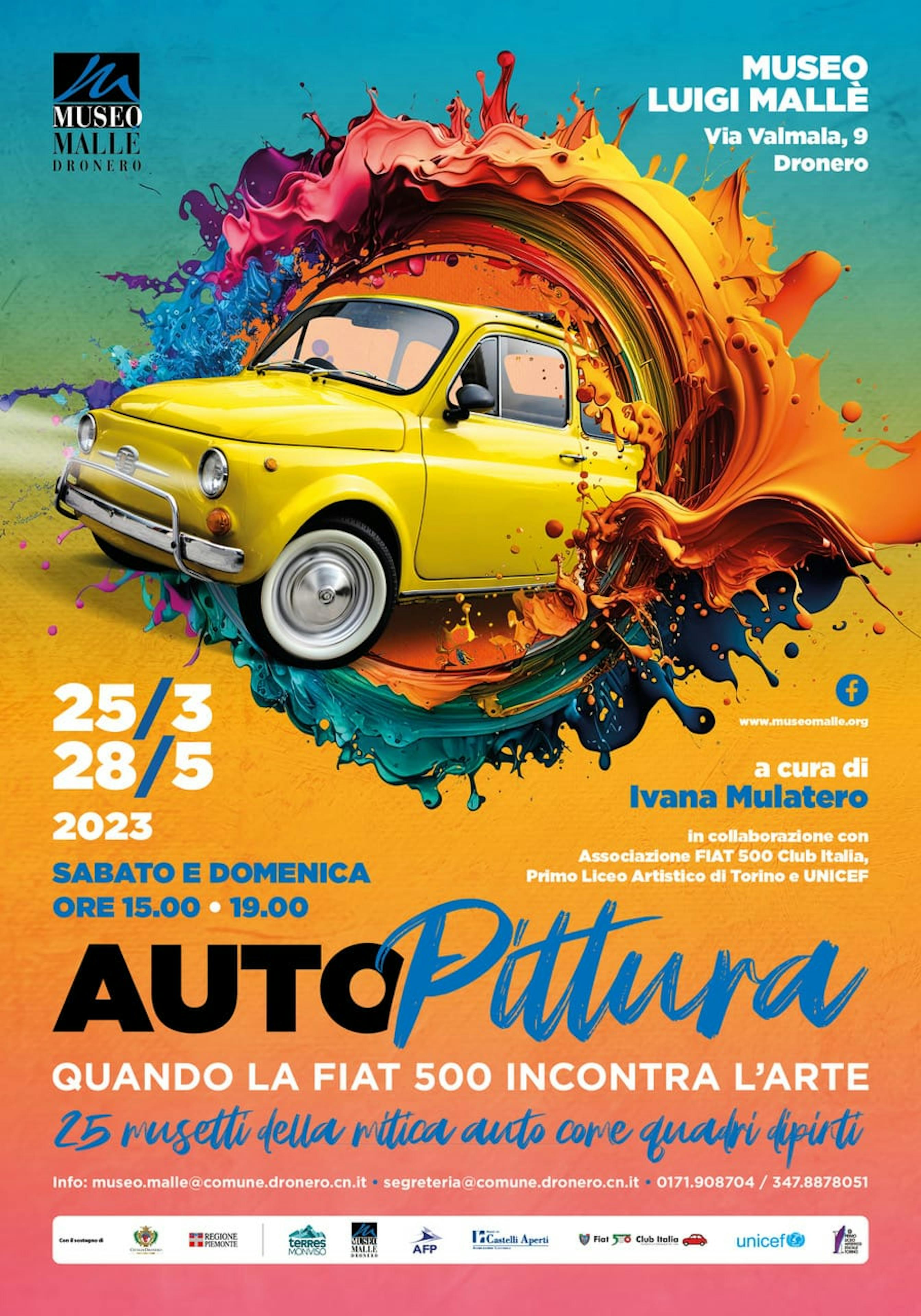 Quando la Fiat 500 incontra l'arte