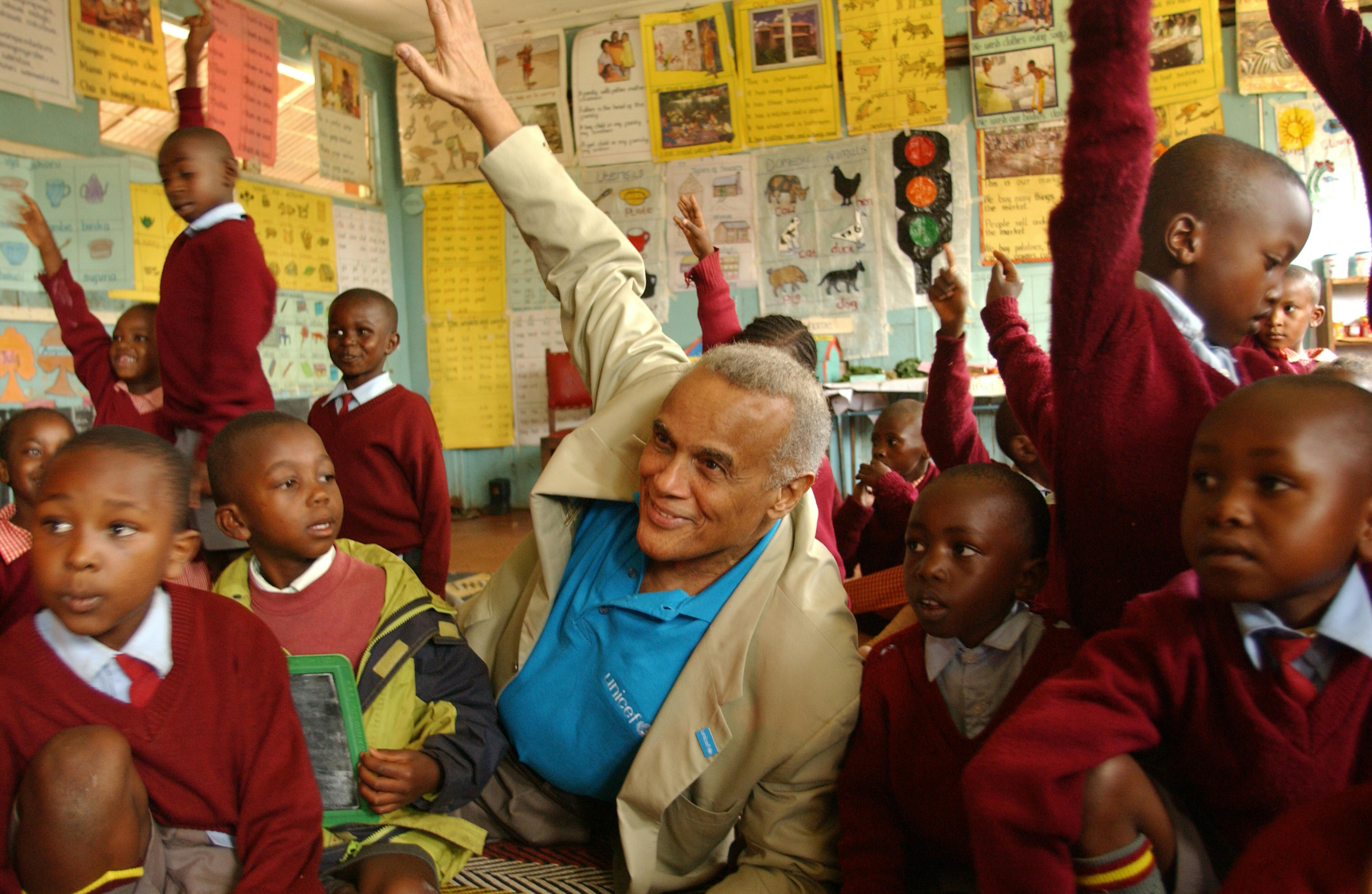 Harry Belafonte, Goodwill Ambassador dell'UNICEF per 36 anni