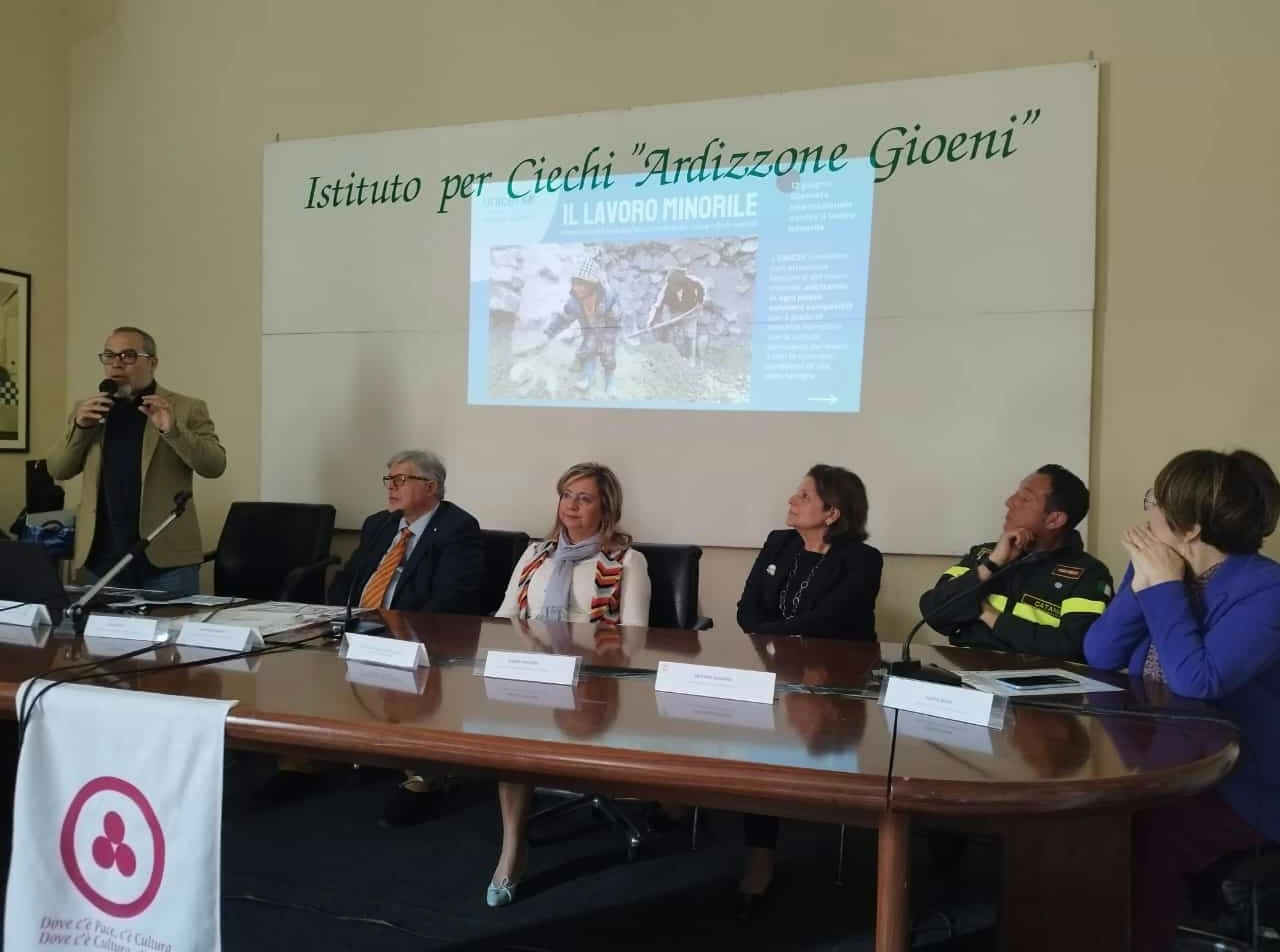 Alessandro Fangano durante il suo intervento