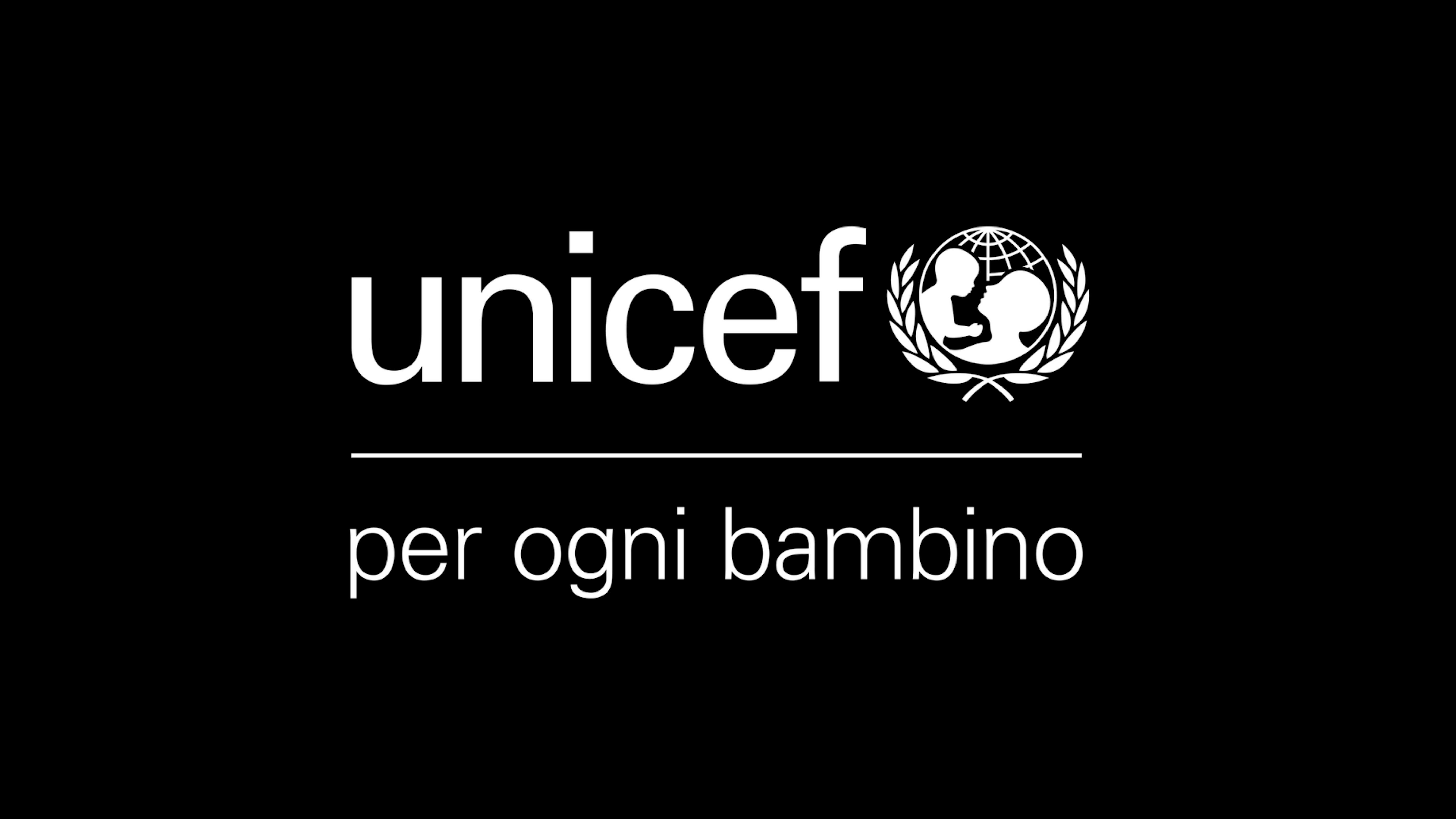 Logo UNICEF Italia nero