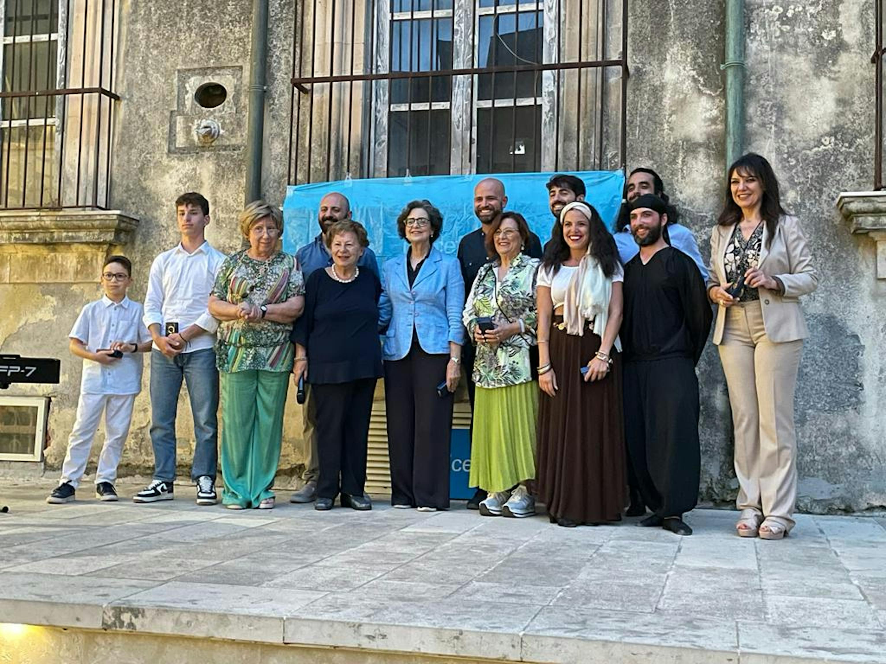 Foto di gruppo dei partecipanti all'ebento UNICEF 