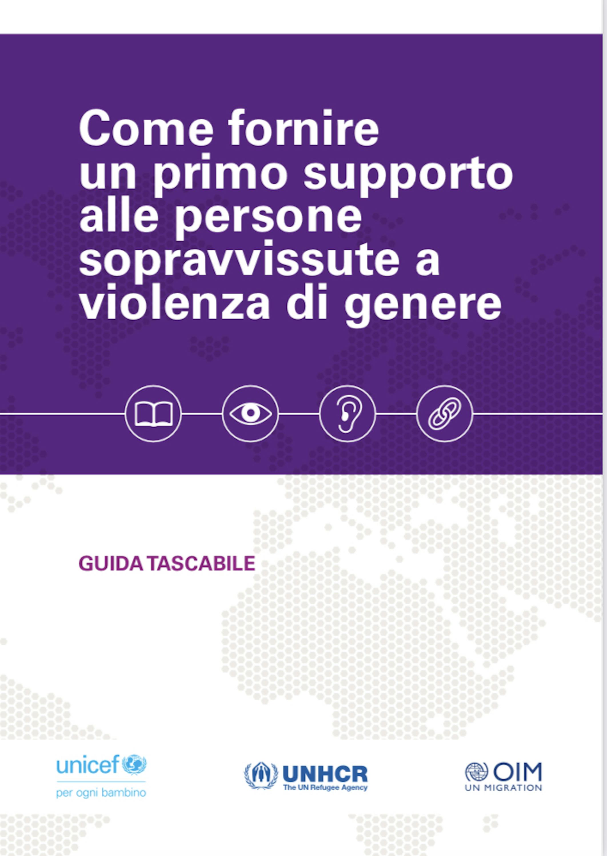 Come fornire un primo supporto alle persone sopravvissute alla violenza di genere