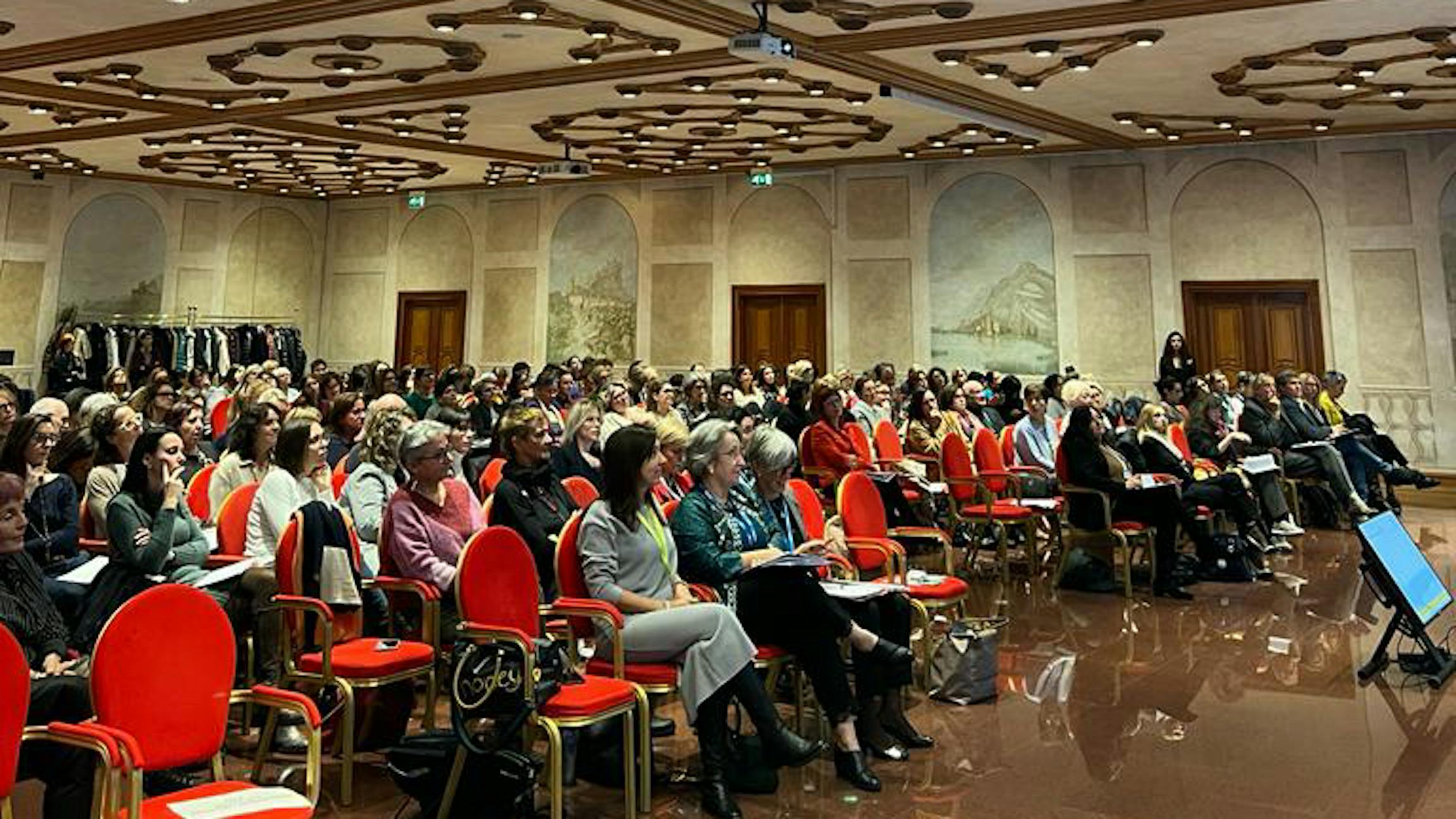 Un momento del XVI Incontro della Rete Baby Friendly svolto a Trento volto il 14 Novembre 2023