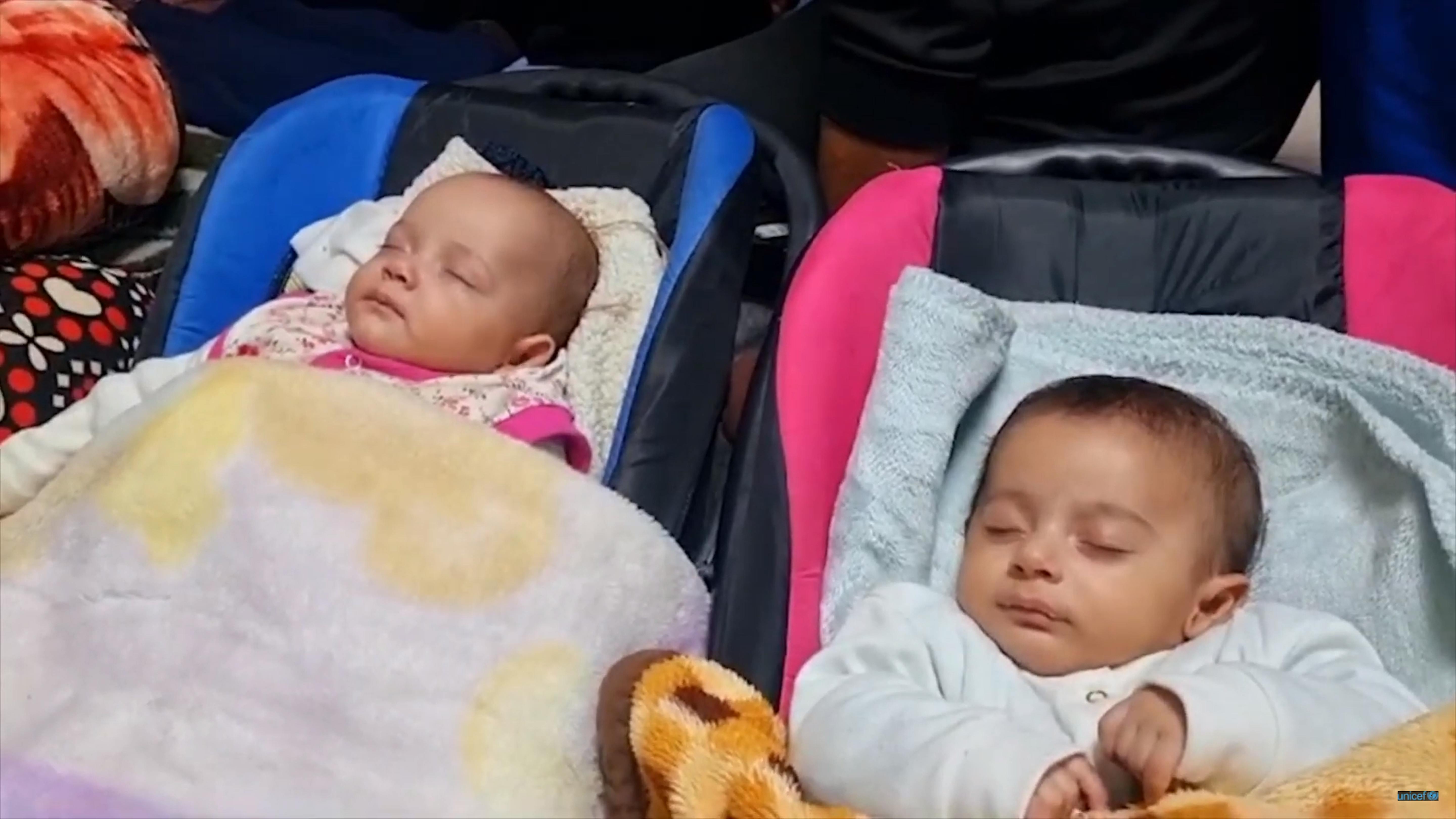 Khaled e Anna, gemellini Gaza