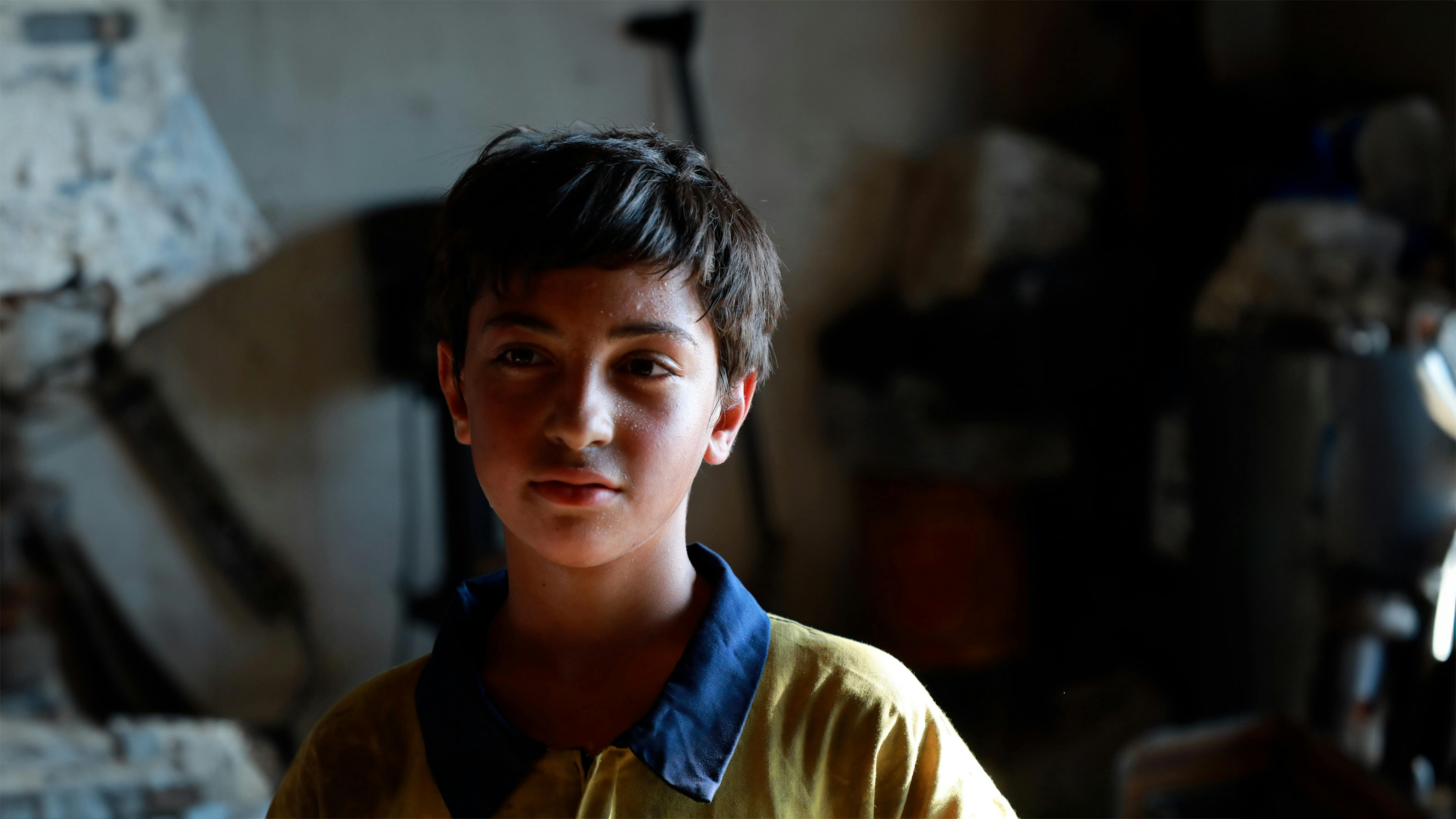 Libano - Bahaa, di 13 anni, ha deciso di lavorare durante l'estate per aiutare i suoi genitori a generare reddito per la famiglia