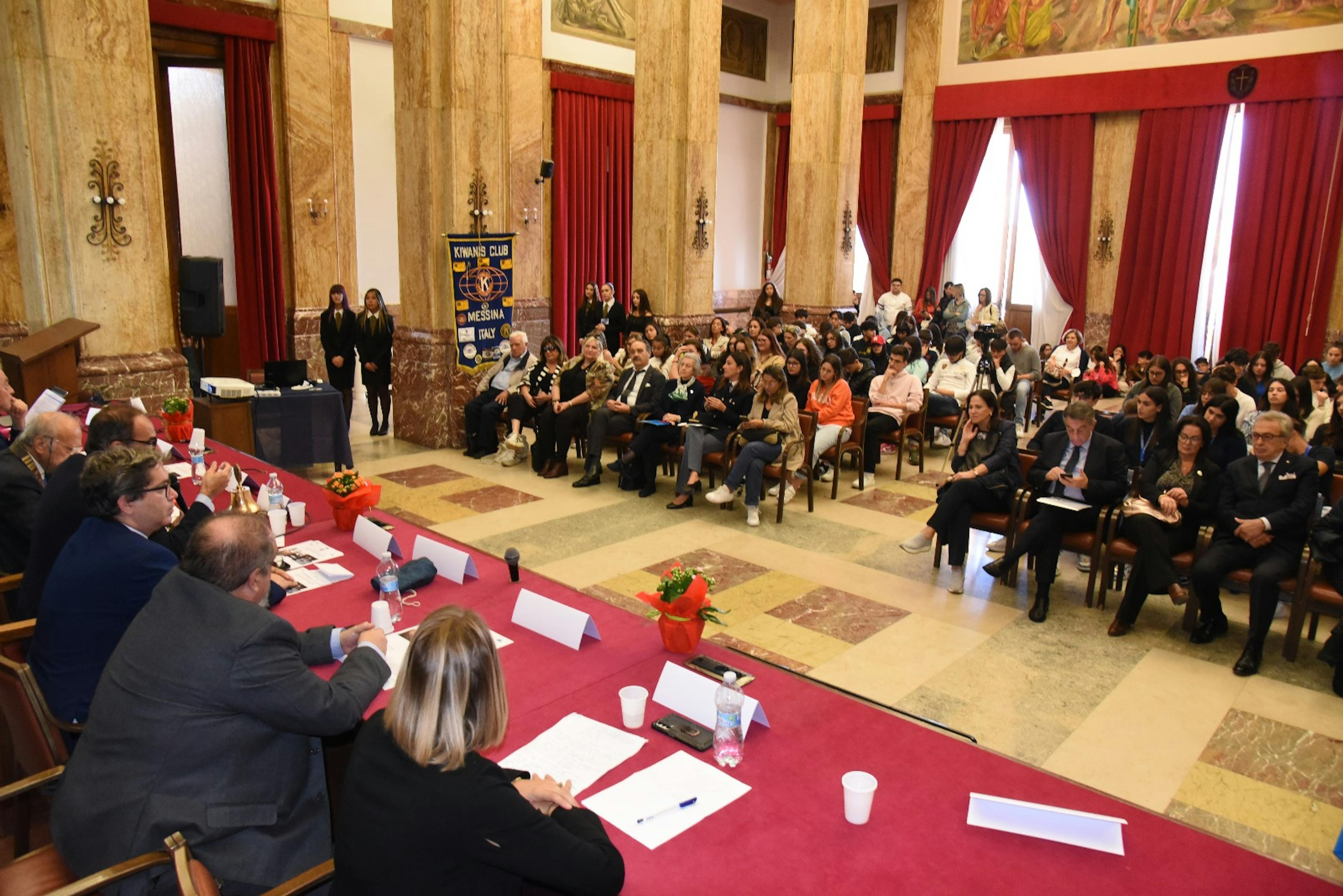 La sala del convegno