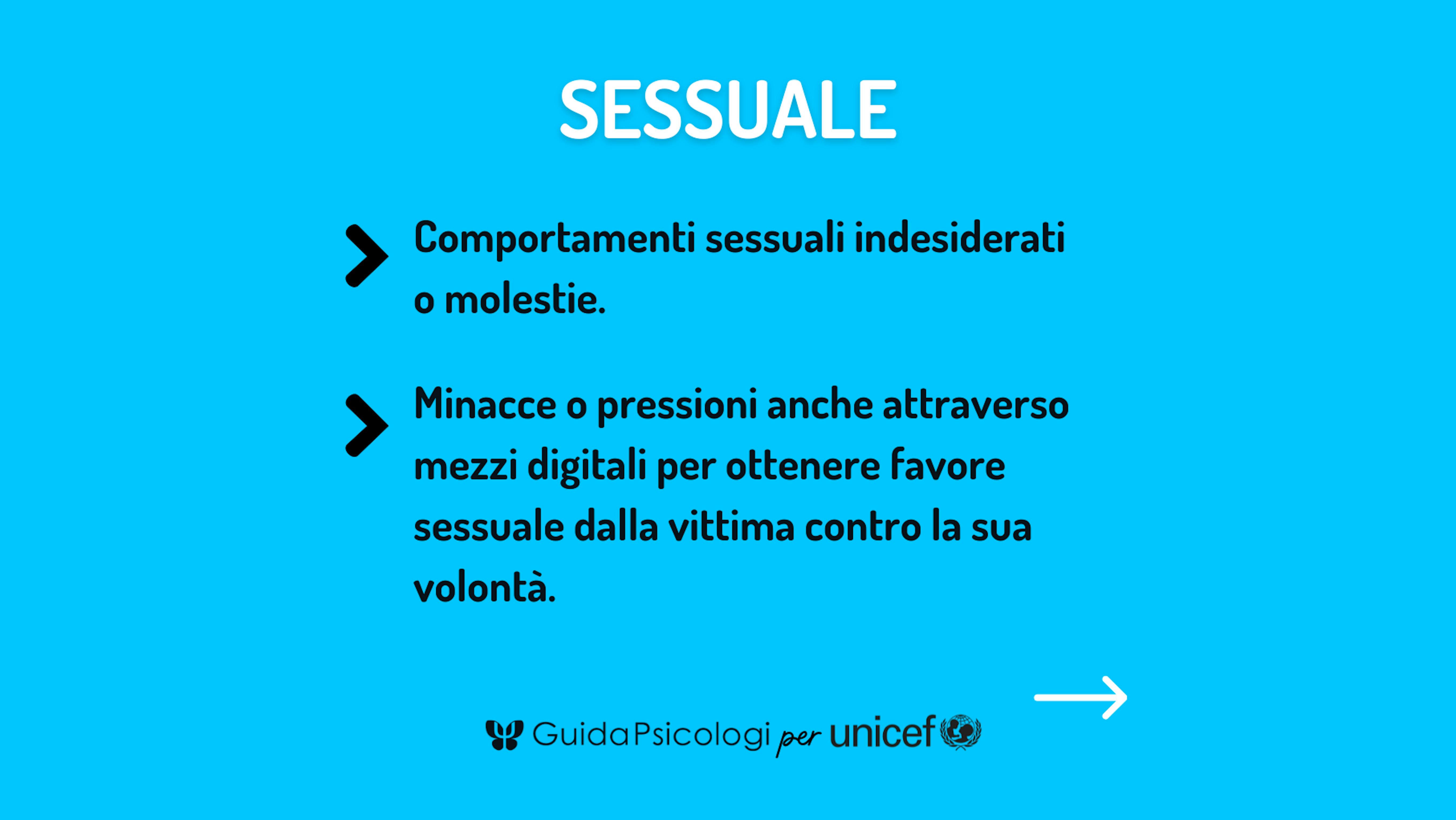 Slide GuidaPsicologi-UNICEF su bullismo