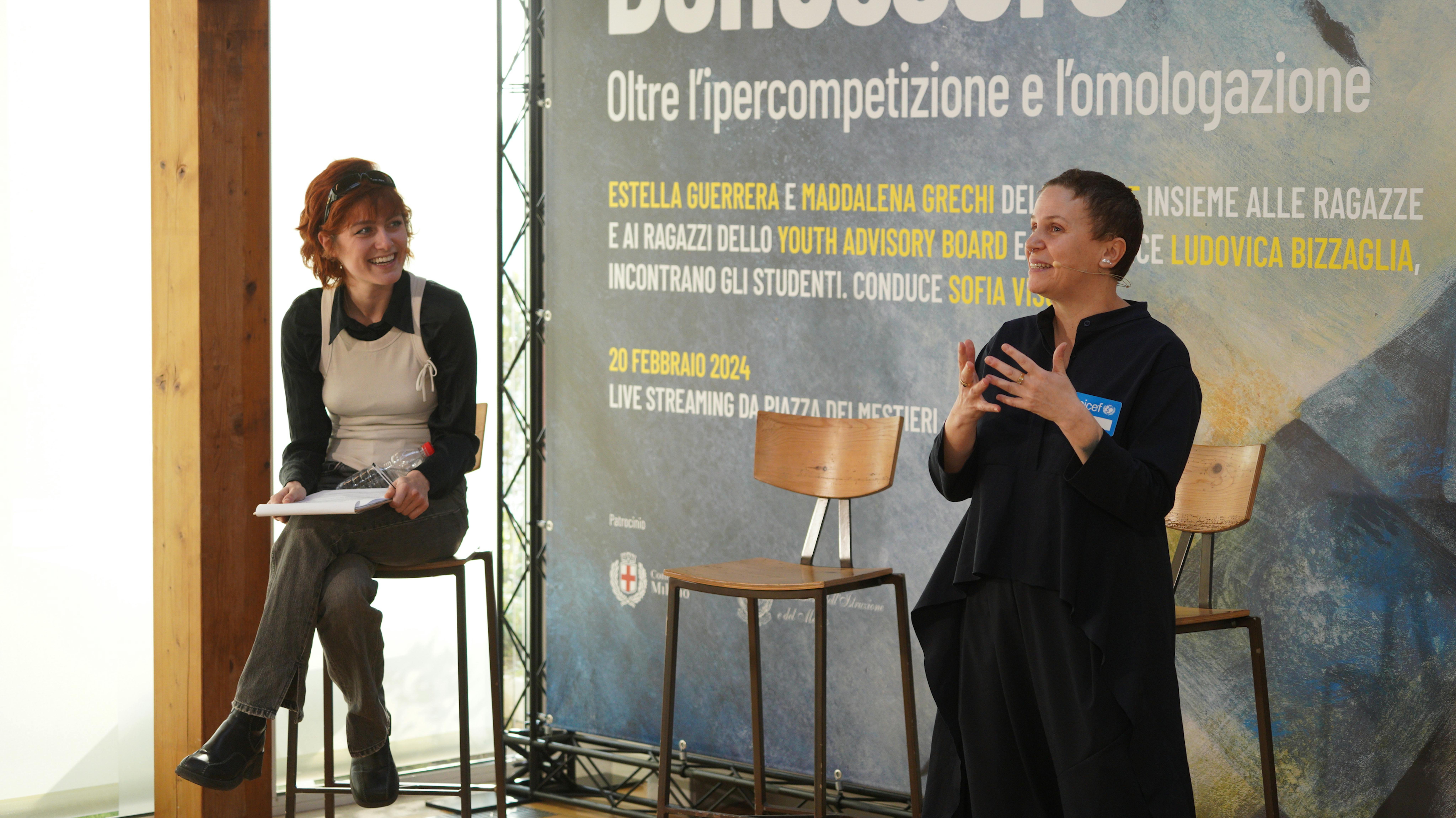Milano - L'intervento di  Estella Guerrera, psicologa psicoterapeuta, esperta dell’UNICEF in salute mentale e supporto psicosociale,di Estella Guerrera durante il convegno