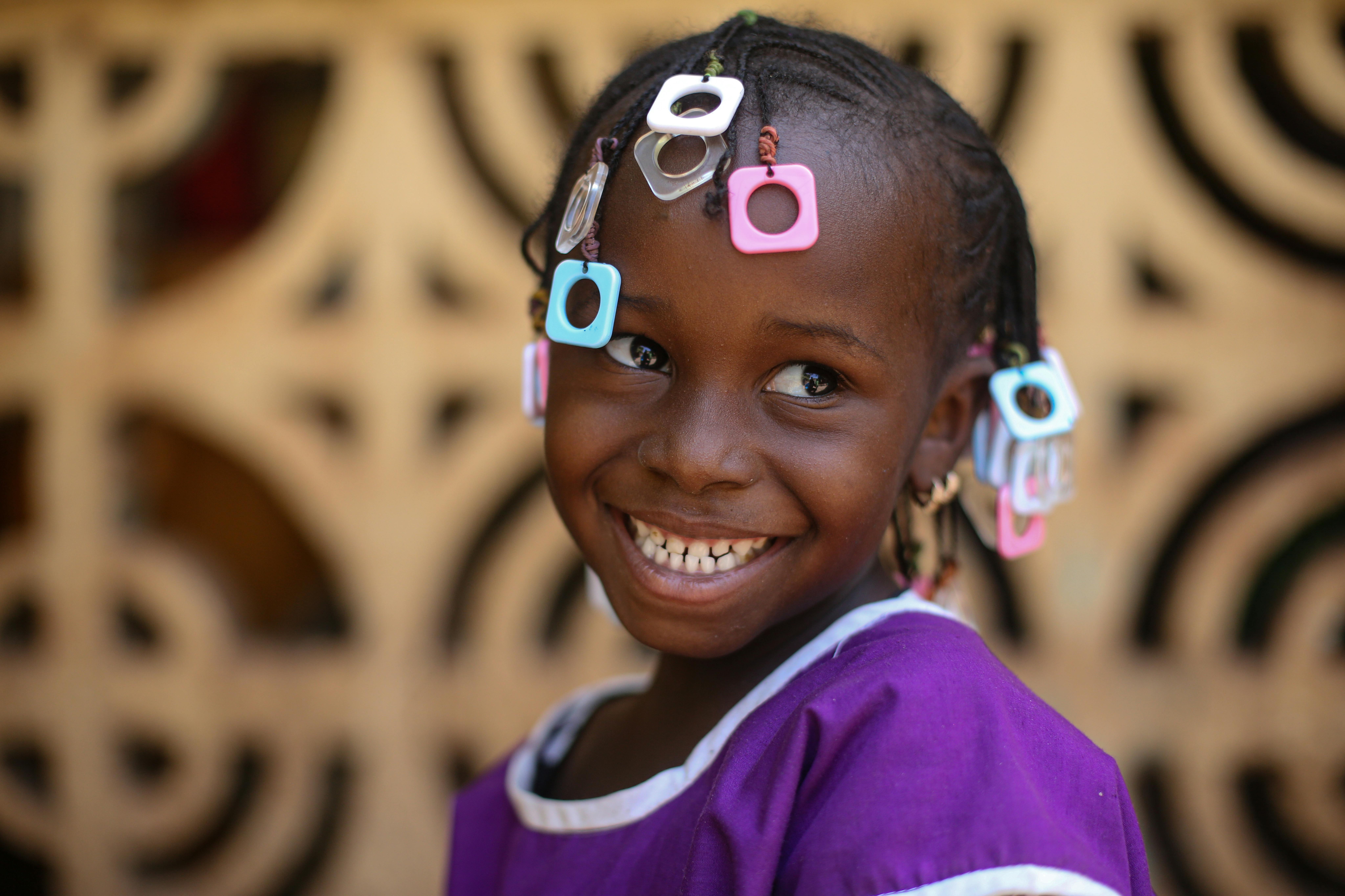Mali: Fadimata 4 anni, è campionessa delle buone pratiche nutrizionali e dell'igiene.