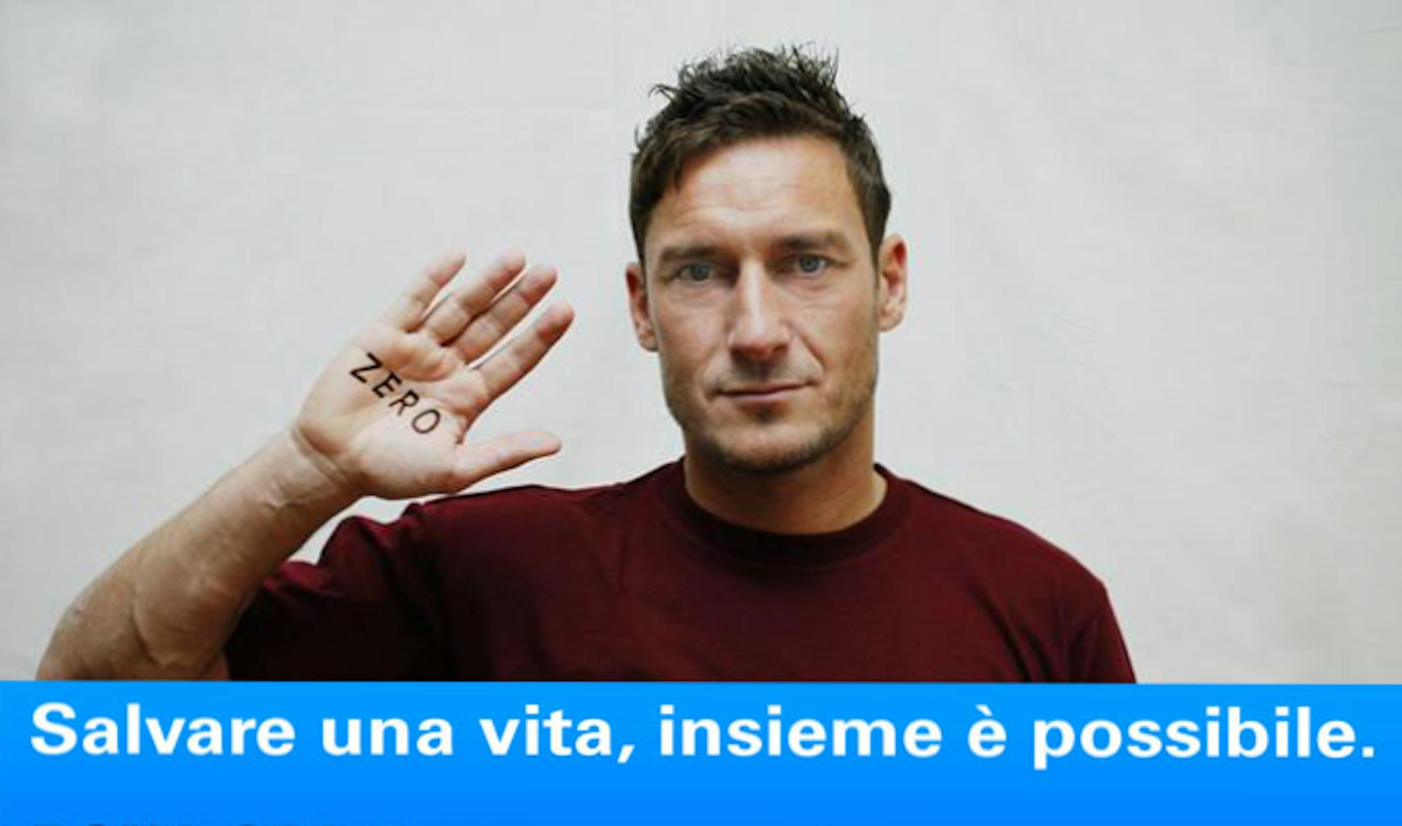 Francesco Totti ha aderito alla campagna Vogliamo Zero. Fino al 28 maggio manda un SMS da 2 euro al 45505 per aiutarci a vaccinare i bambini e combattere la mortalità infantile