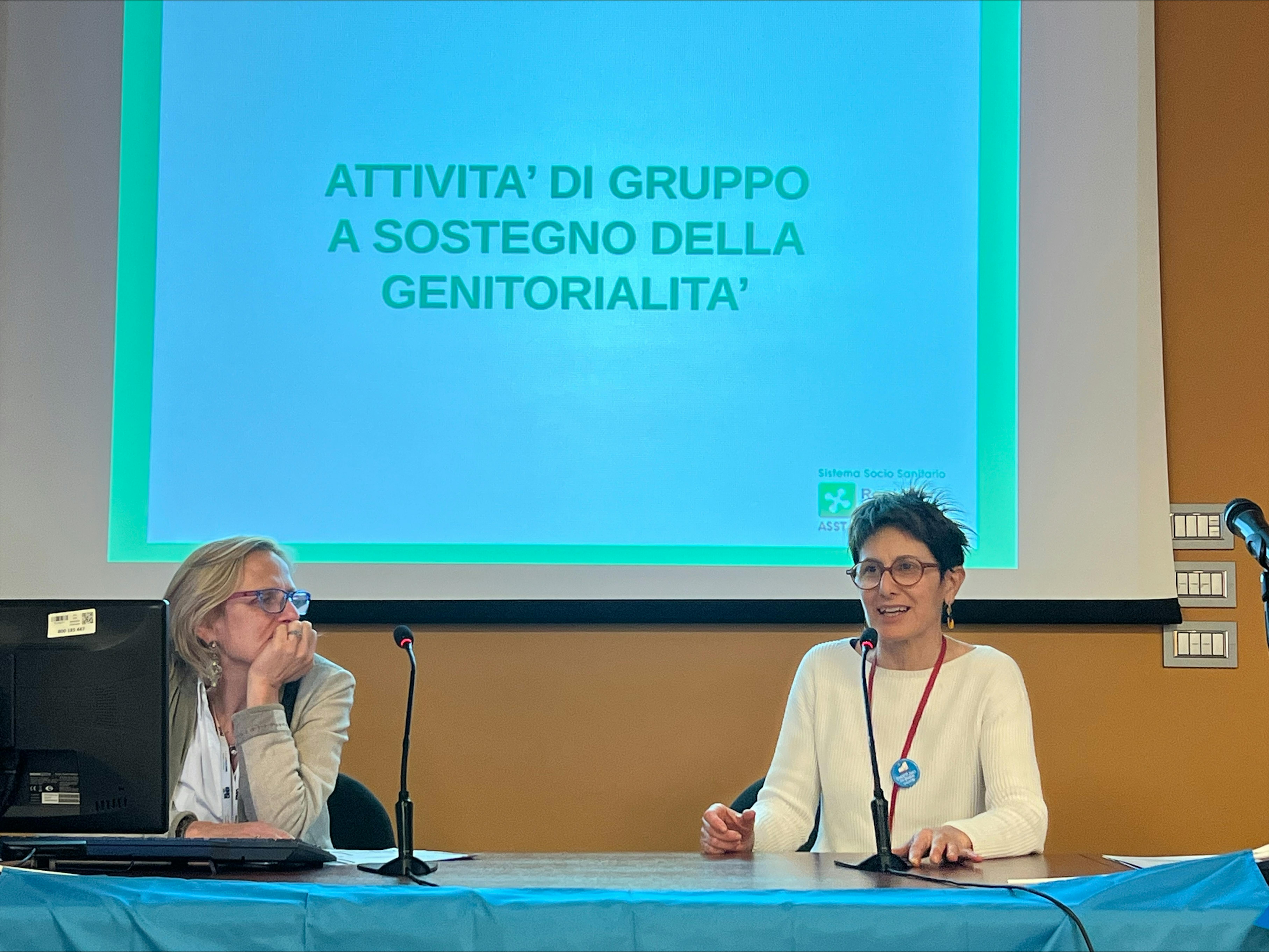 Da sinistra Rosella Rubaga e Alessandra Ferrari ASST Bergamo ovest