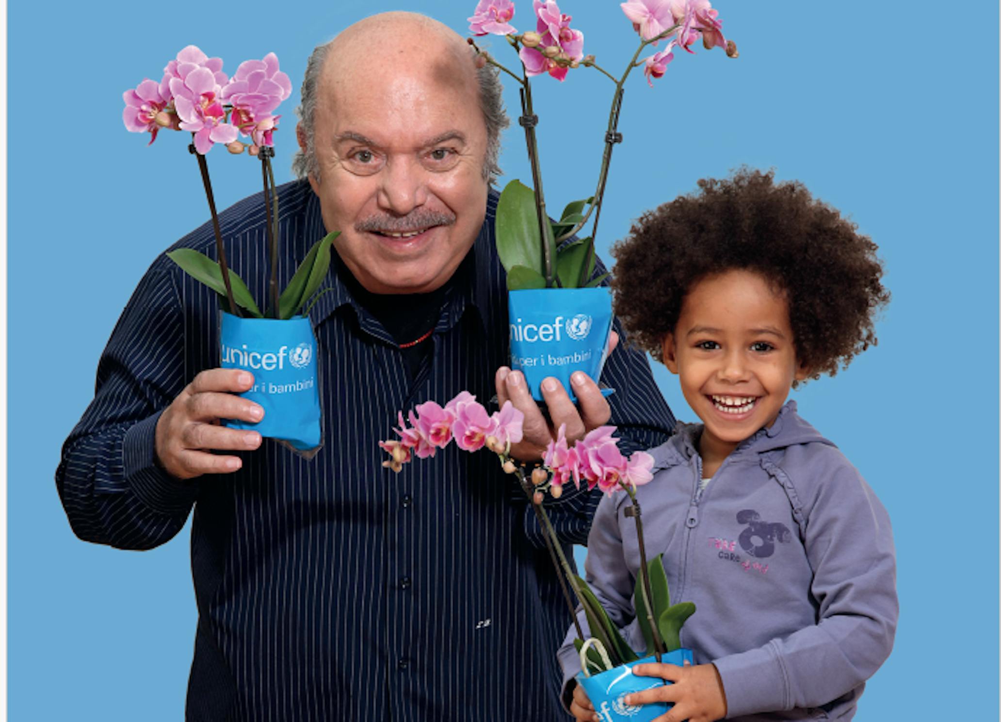 Lino Banfi nella locandina di Orchidea