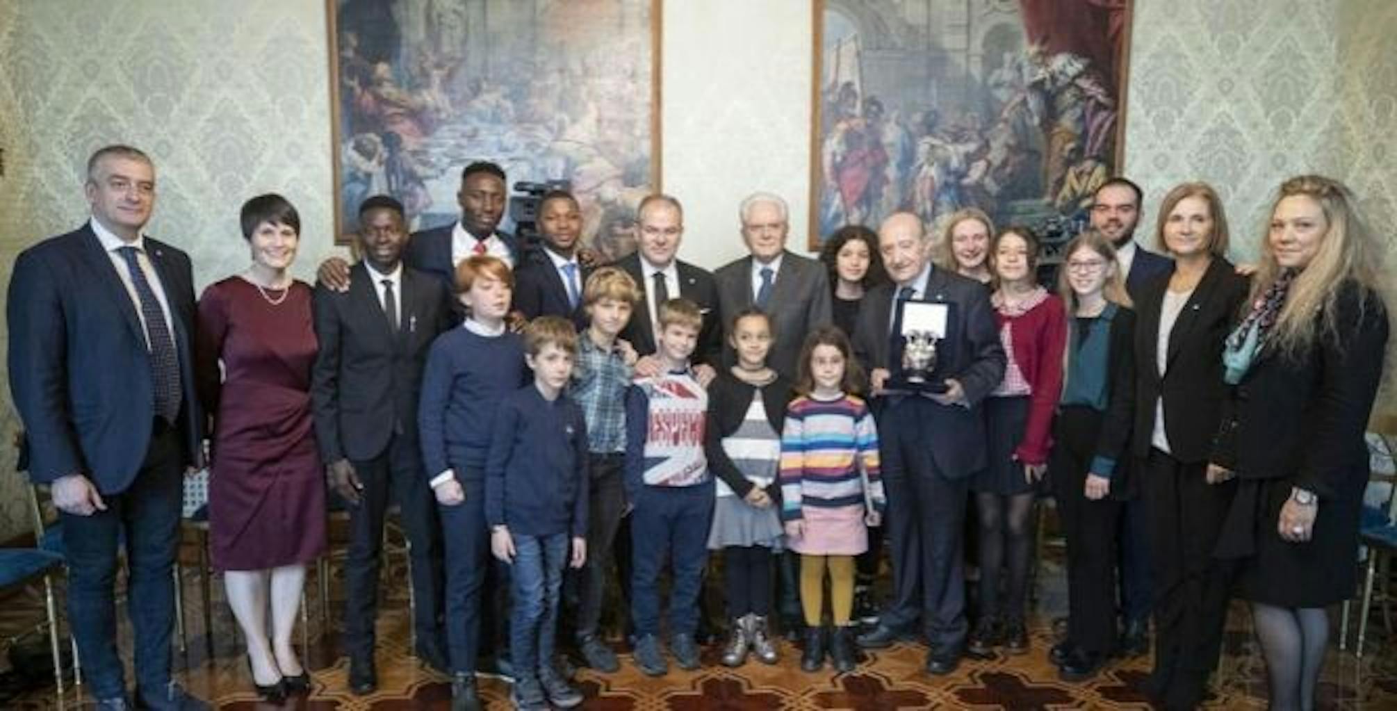 Per i 30 anni della Convenzione, una delegazione dell’UNICEF Italia viene ricevuta dal Presidente della Repubblica Sergio Mattarella